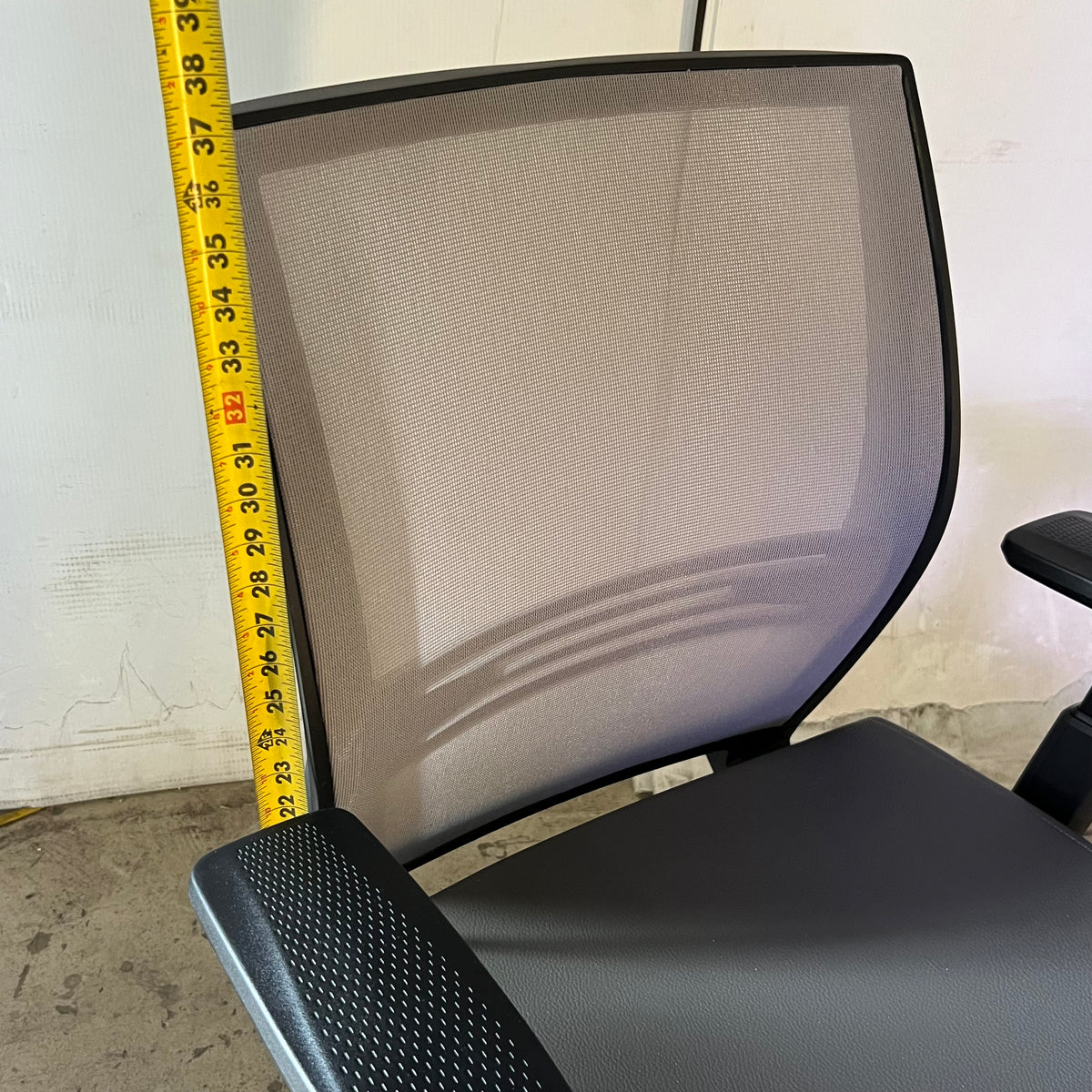 SITONIT SEATING Ergonomic Office Chair Desk Task Chair Sz 18"W x 19"L x 37"H Grey 36-0058