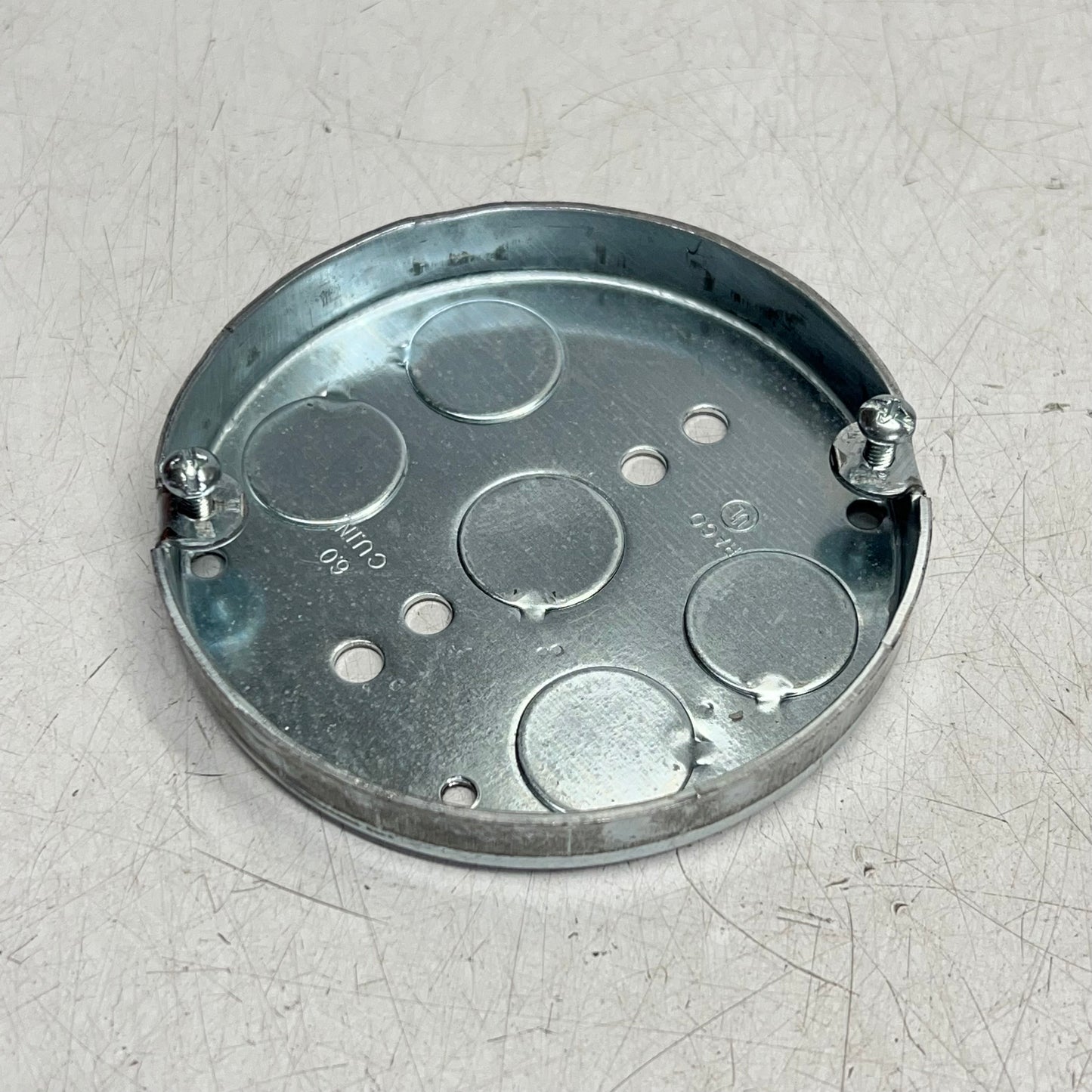 HUBELL RACO (5 PACK) Ceiling Pan 4" 1/2" Deep 1/2" KOs Metallic CAT 293
