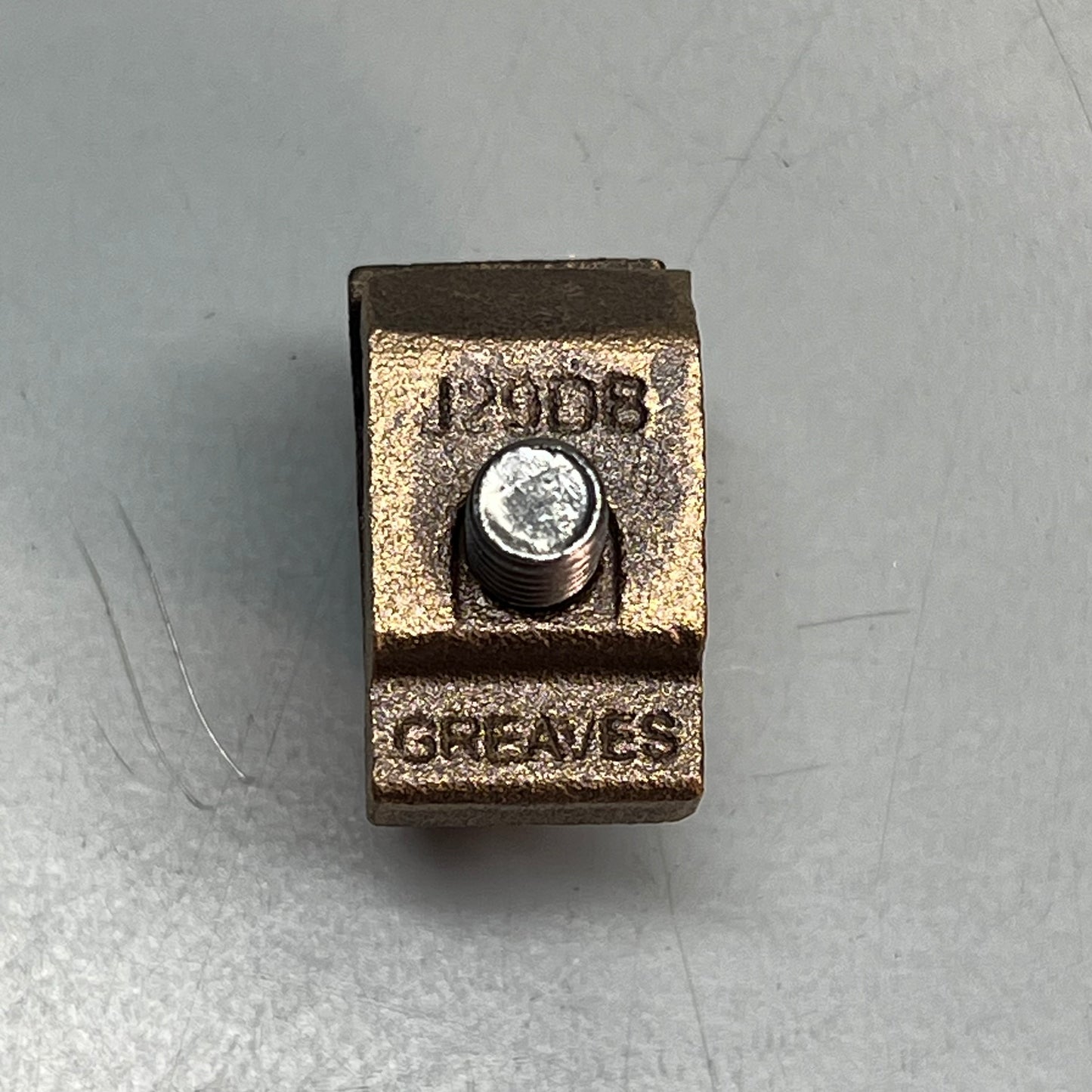 GREAVES (5 PACK) Jones Direct Burial Rebar Clamp Copper Only (#3) 3/8" J29-DB