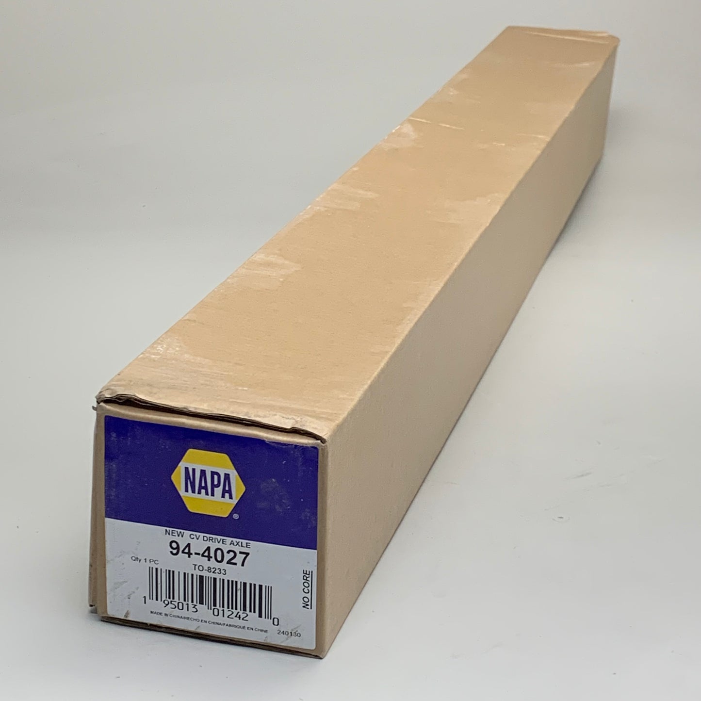 NAPA Premium CV Drive Axle for Pontiac & Toyota Vibe/Corolla/Matrix 2009-19 TO-8233 94-4027