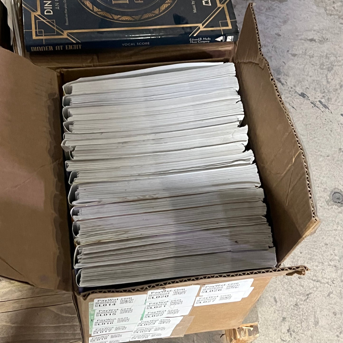 ZA@ Pallet of MIXED Assorted Sheet Music Booklets (AS-IS)