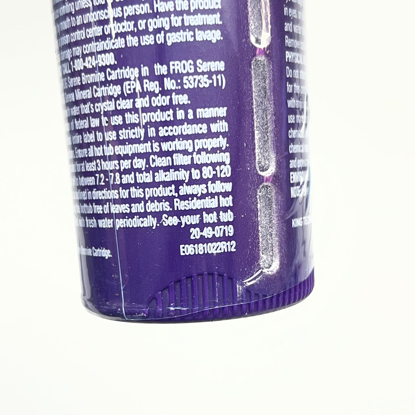 FROG (2 PACK) Serene Bromine Cartridge In-line System Use Only 200g Purple 74361