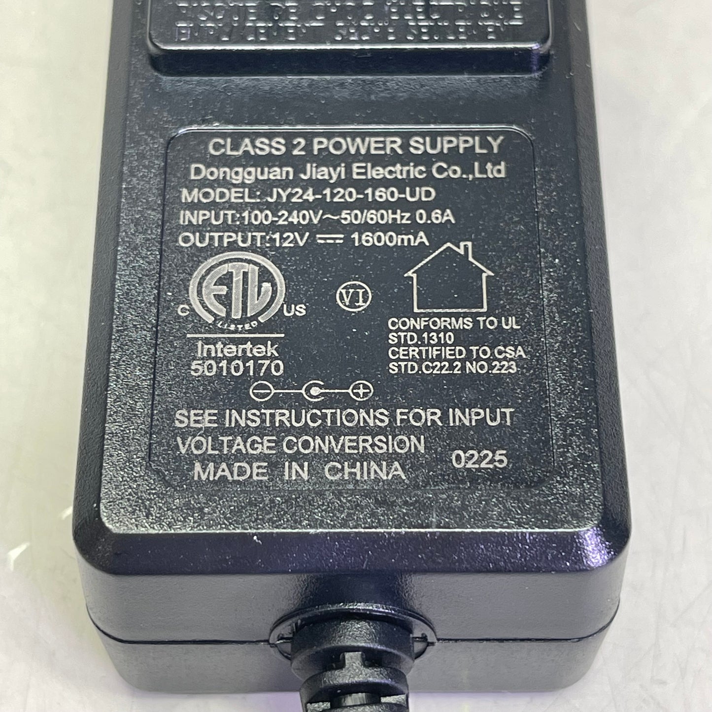 ELK Plug-In Switching Power Supply 12V, 1.5Amp, 100-120VAC ELK-P1216