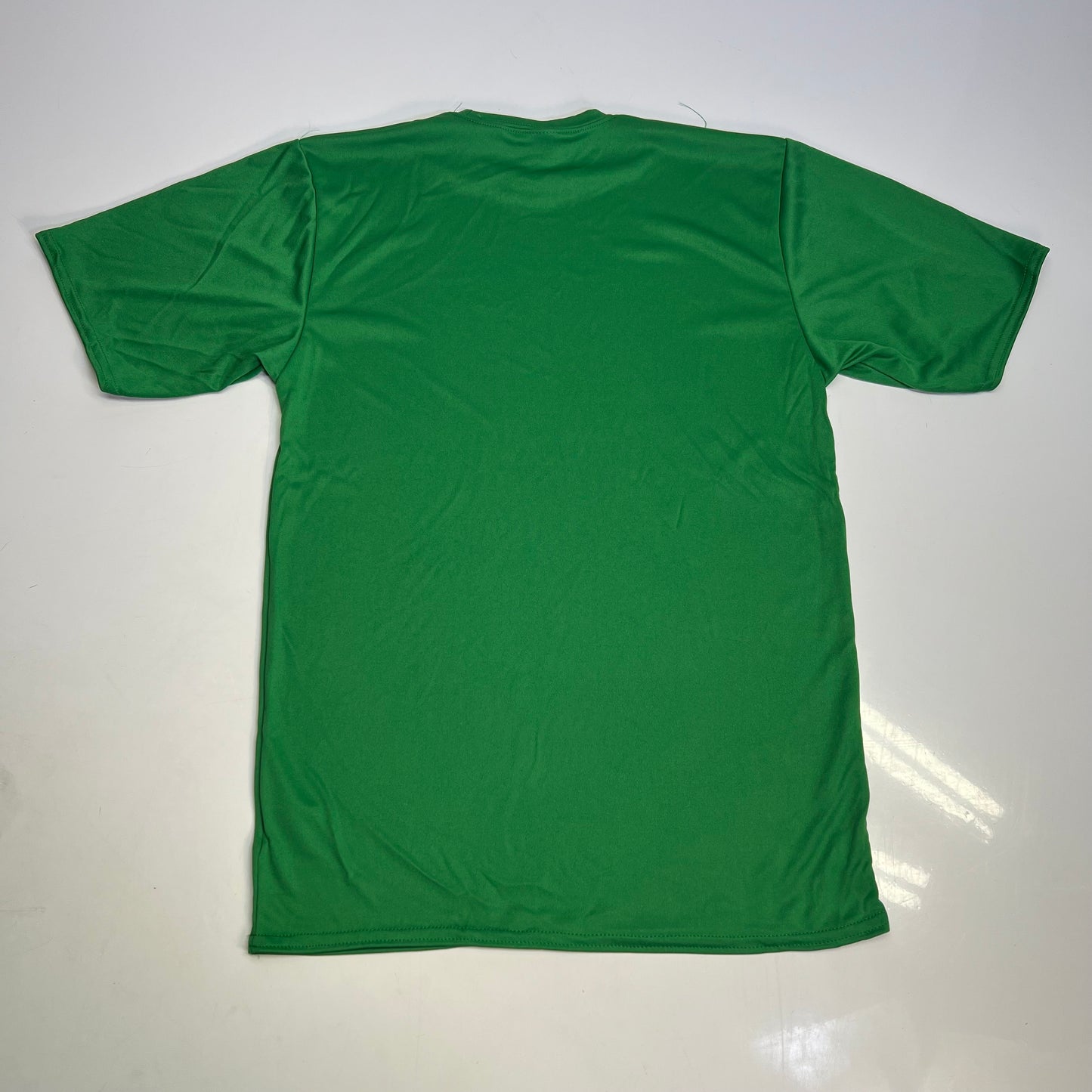 C2 SPORT (5 PACK) Moisture Wick Short Sleeve Work Shirts Youth Sz L Green