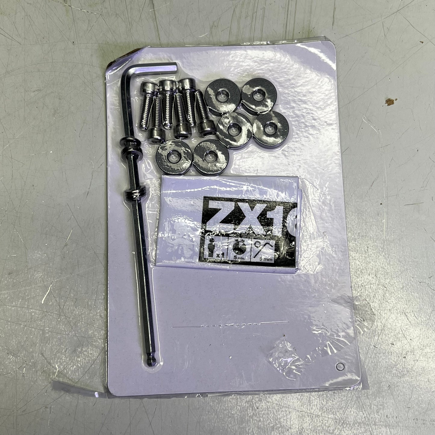 GROSFILLEX Sunset Square Low Outdoor Table 20"Heather Grey US040288 (AS-IS)