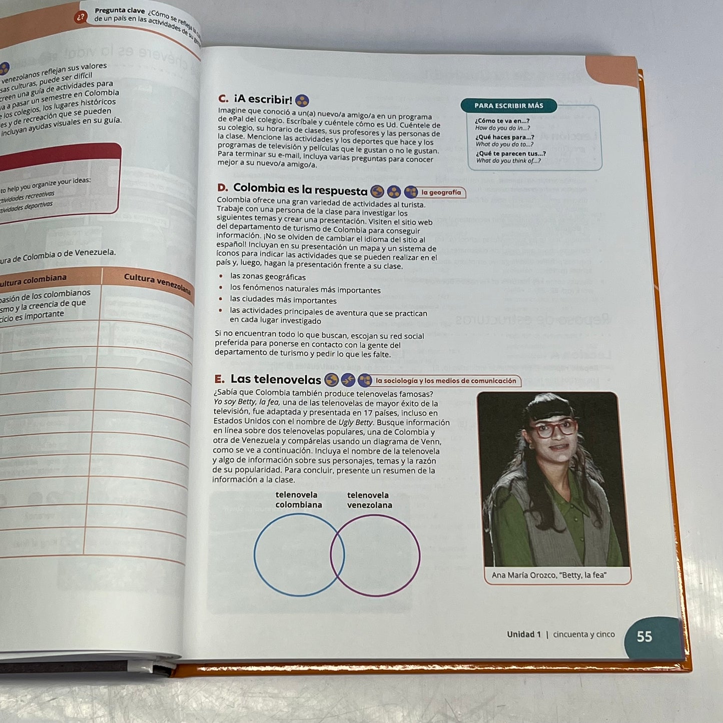QUE CHEVERE 3rd Edition 2025 Student Edition Hardcover Educational Book
