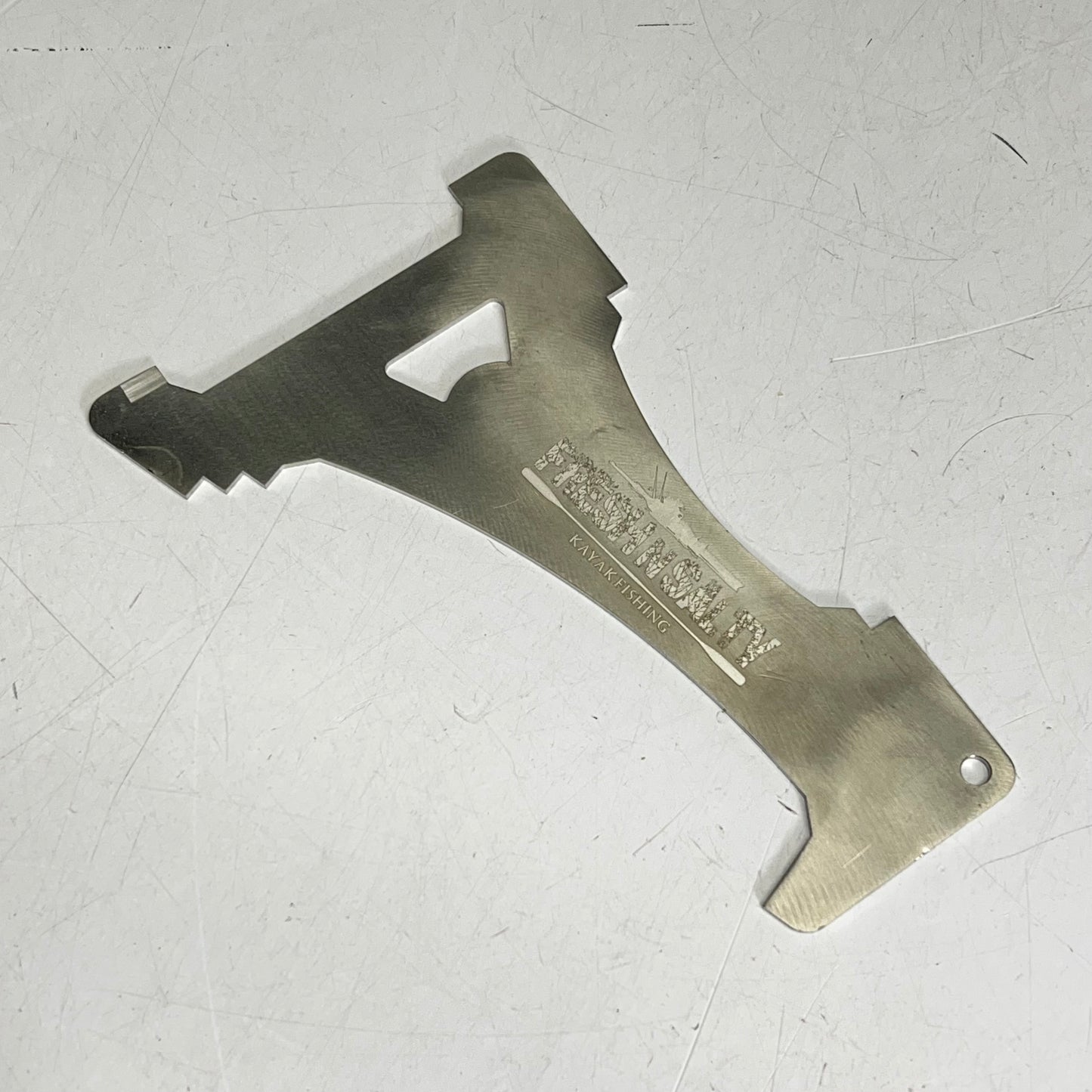 KETCH Crab Gauge/Church Key for Pacific Coast Anglers Silver AC8-004-080