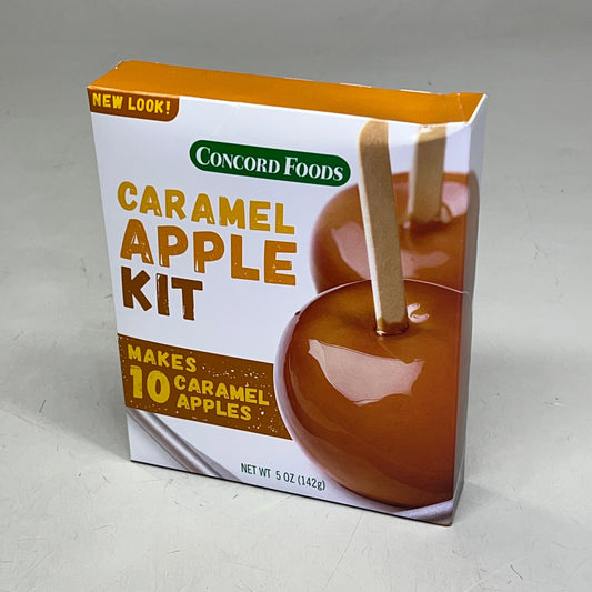 ZA@ CONCORD FOODS (6 PACK) Caramel Apple Kit Makes 10 Apples 5oz BB 06/26 B