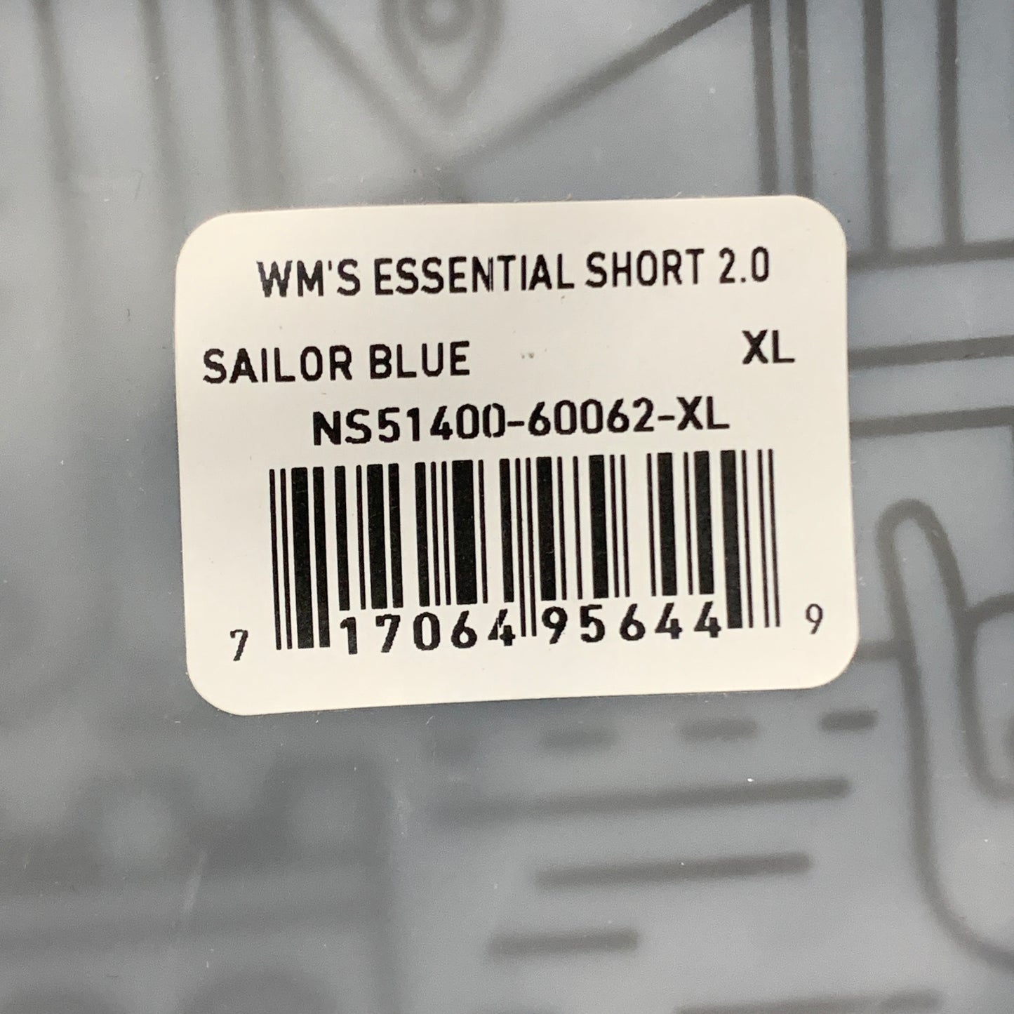 NATHAN Essential Short 2.0 Women's Sailor Blue Size XL NS51400-60062-XL