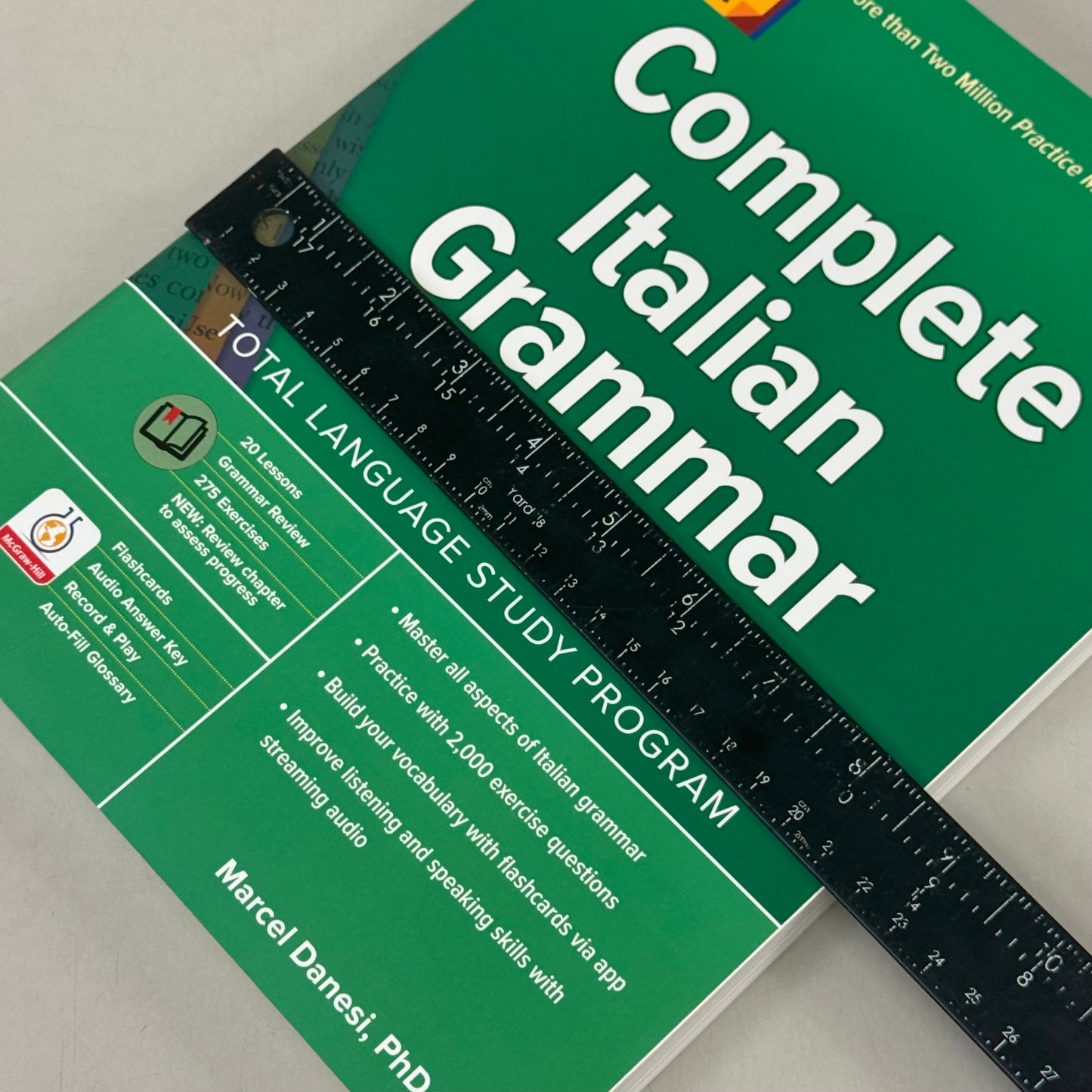 MC GRAW HILL Marcel Danesi Complete Italian Grammar Third Edition 360 Pages