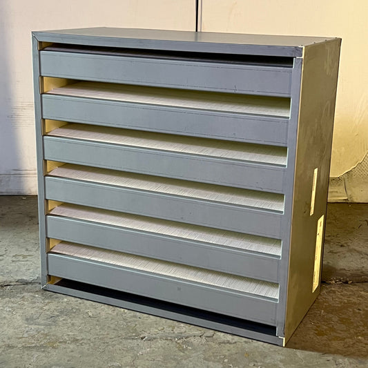 AIR HANDLER Air Handler Air Filter Unit Sz 24"L X 11.5"W X 24"H, Grey 2GHG7