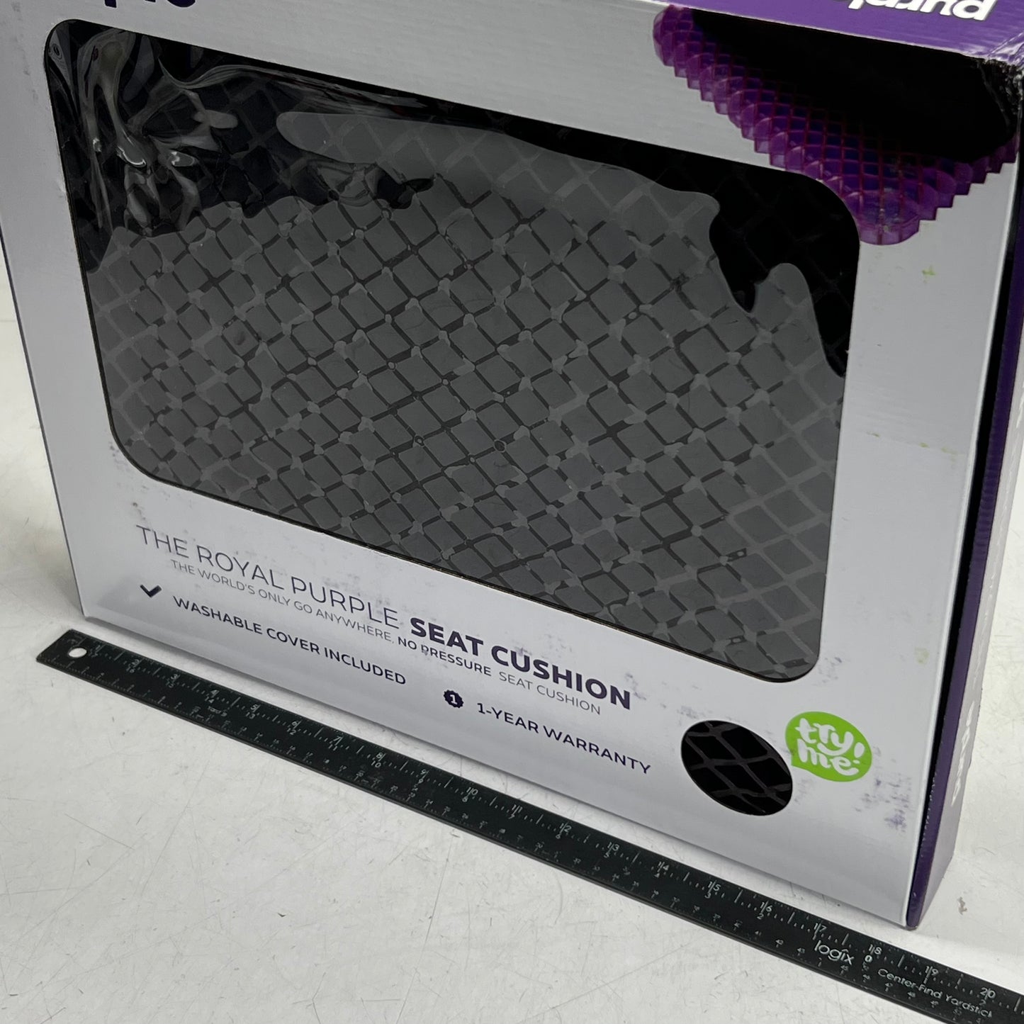 THE PURPLE Royal Seat Cushion 18"L x 16"W x 2"H Purple PSC-RYL-01