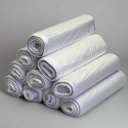 STAPLES CONTRACT & COMMERCIAL LLC (250 Bags) Can Liner Trash 40"W x 48"L White 011064521