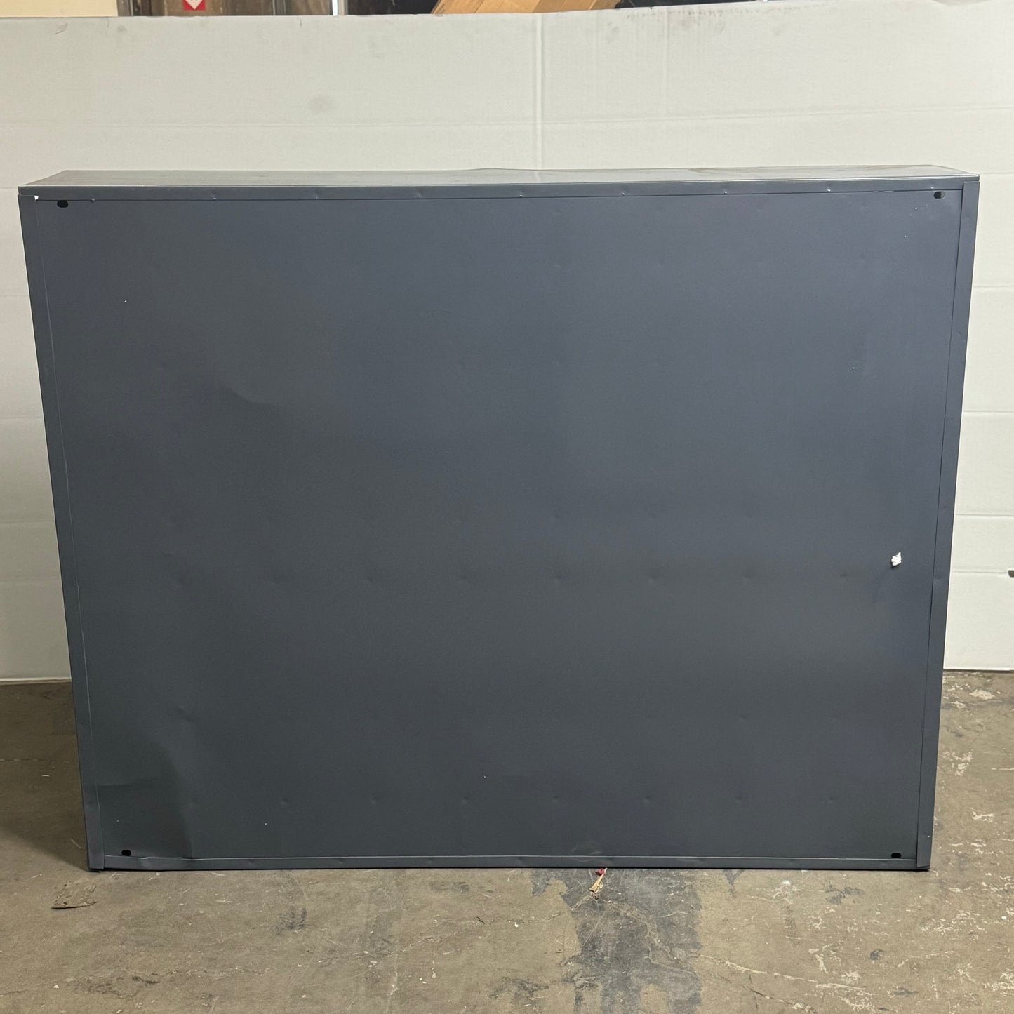 DURHAM Storage Cabinet Open Bin Gray 42" x 34" x 8.5" As-Is (AS-IS, Some Damage)