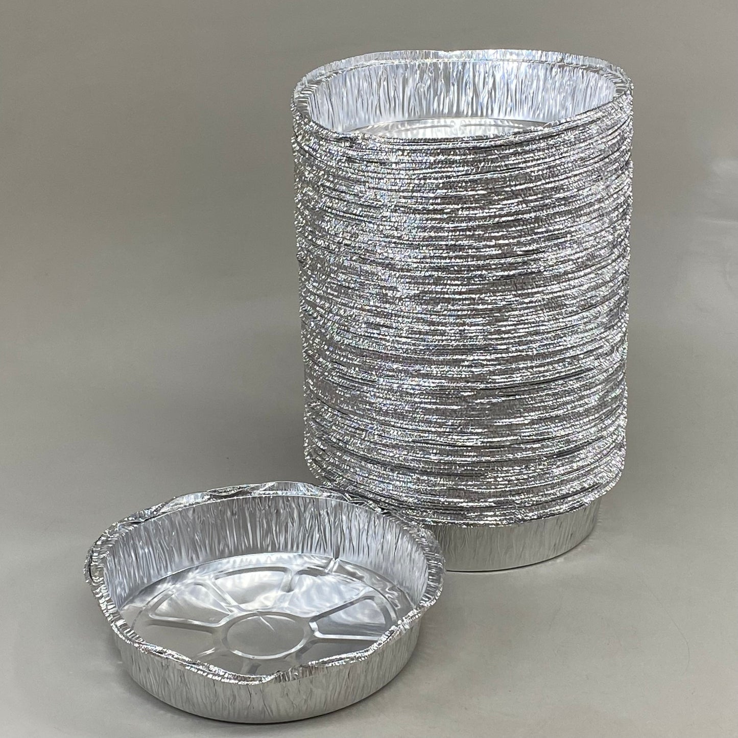 WESTERN PLASTICS (100 PACK) Aluminum Foil Baking Pan/ Container 9" Round 509-B