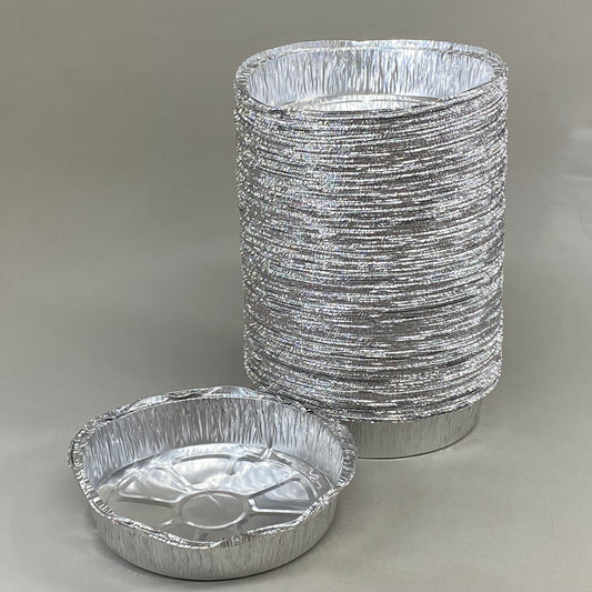 WESTERN PLASTICS (100 PACK) Aluminum Foil Baking Pan/ Container 9" Round 509-B
