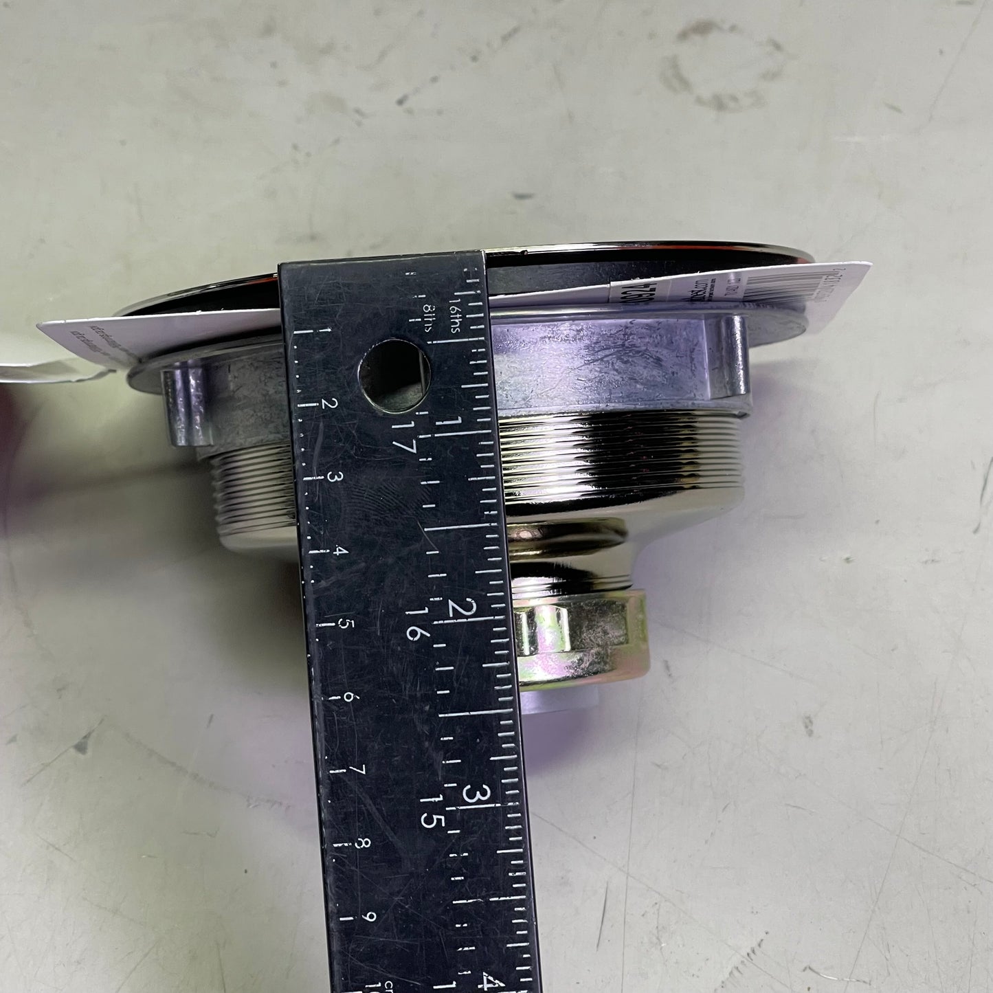 DO IT BEST Solid Brass Strainer 3-1/2" Dia Brushed Nickel DIB5435DSBN 438976