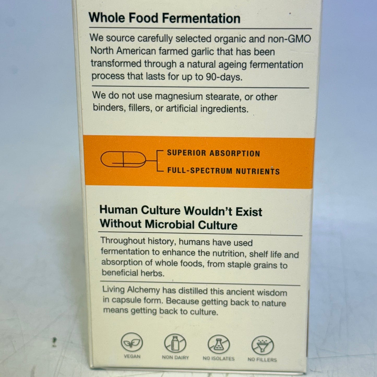 LIVING ALCHEMY Black Garlic Cardiovascular Support BB 09/27 60 Vegan Capsules