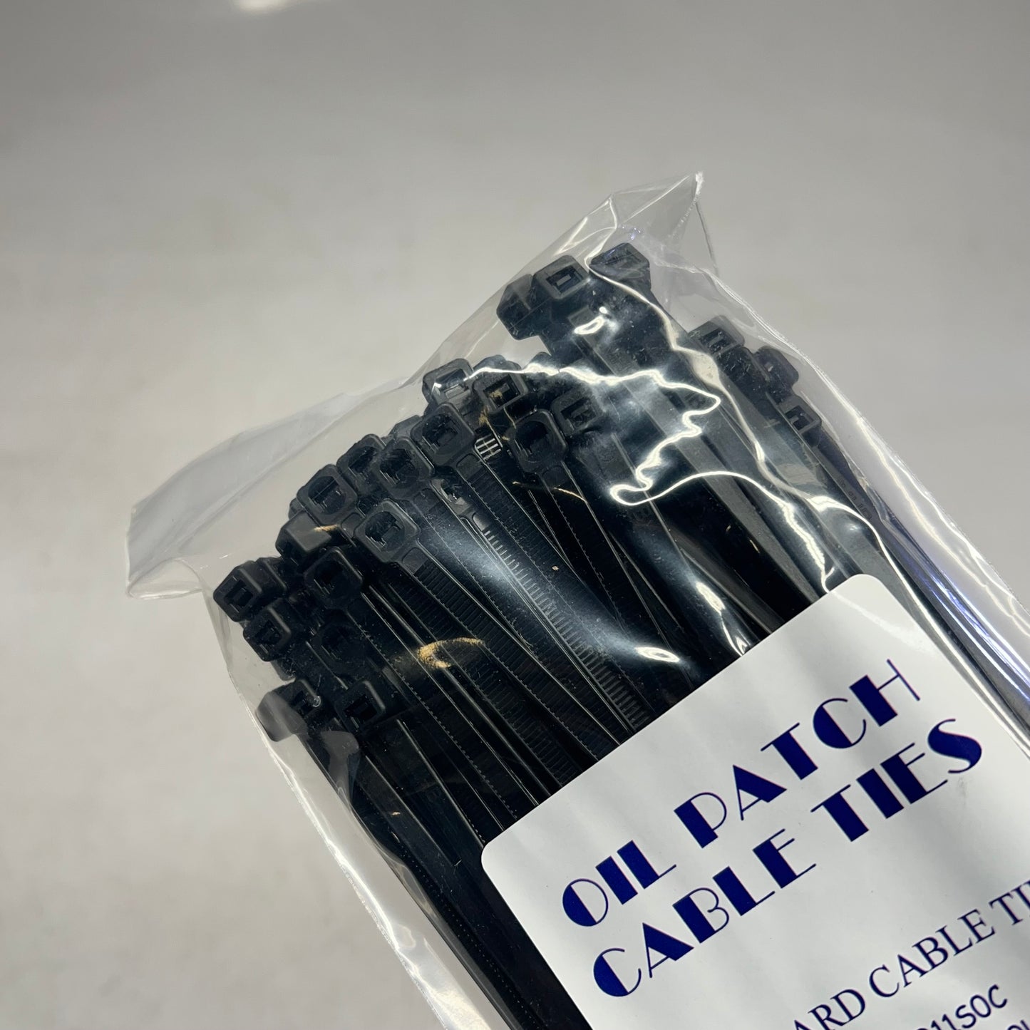 ZA@ (2 PACK, 100 EACH) Oil Patch Cable Ties  11" 50 lb Tensile 3' Bundle Dia UV Black B11SOC