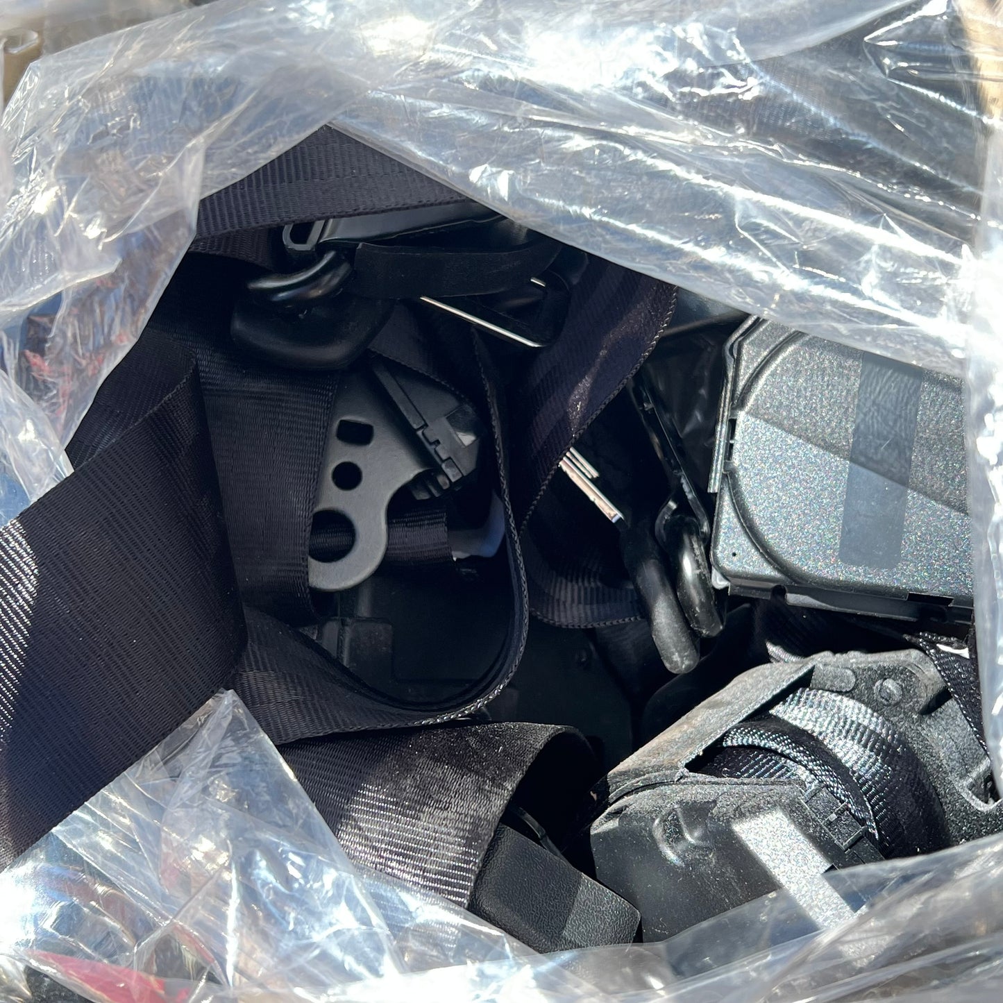 ZA@ Pallet of MIXED Hardware, Brackets, Electrical, Display Set Up Parts W/ Case & More (AS-IS)