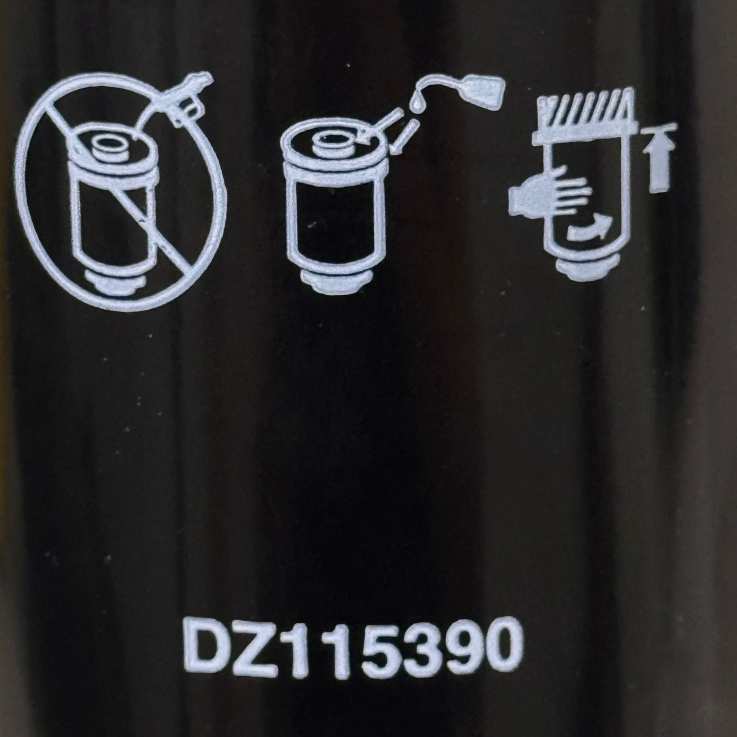 JHON DEERE Heavy Duty Final Fuel Filter Element Black DZ115390