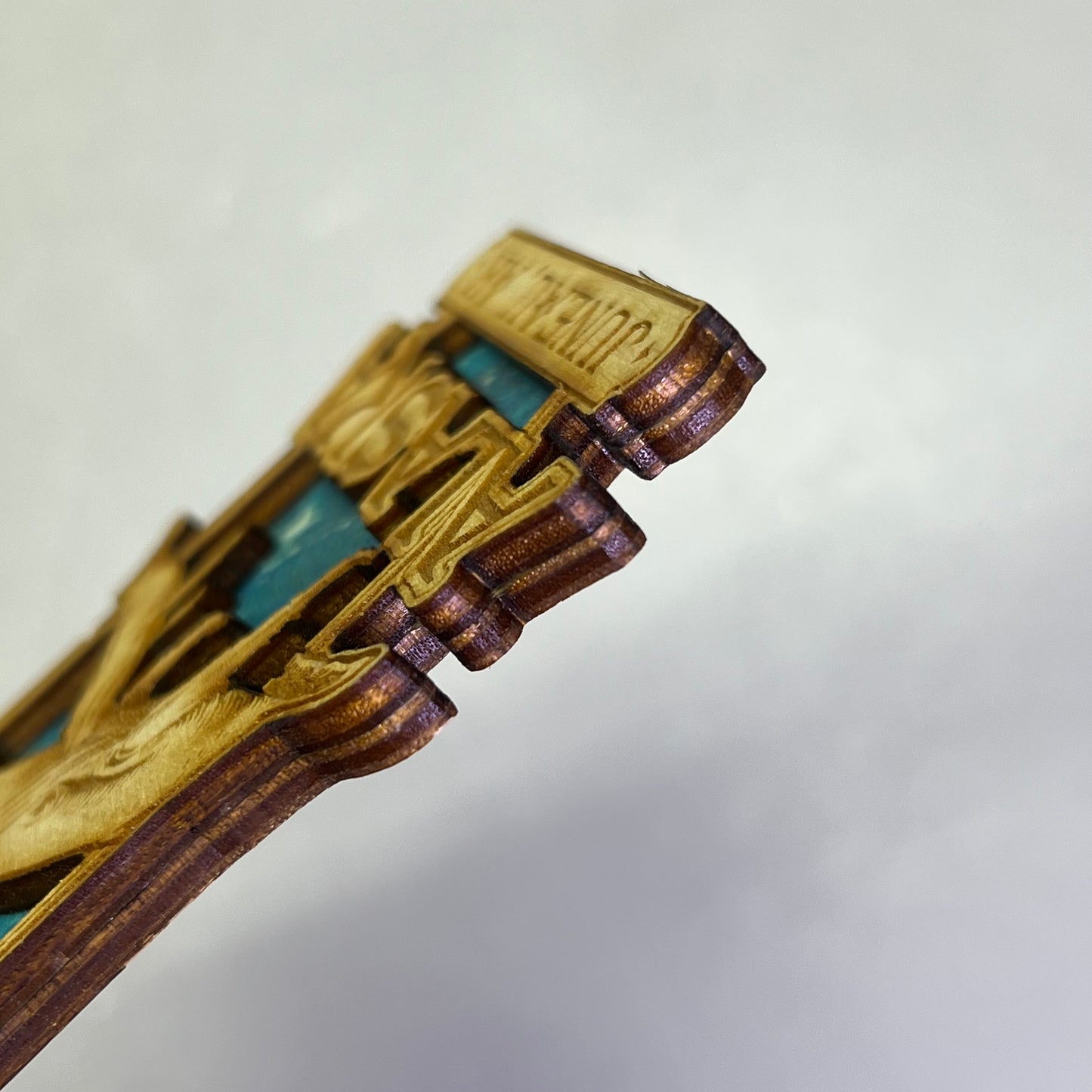 ZA@ (2 PACK) Whale Family Laser Cut Wood Collectable Ornament Juneau Alaska Souvenir D