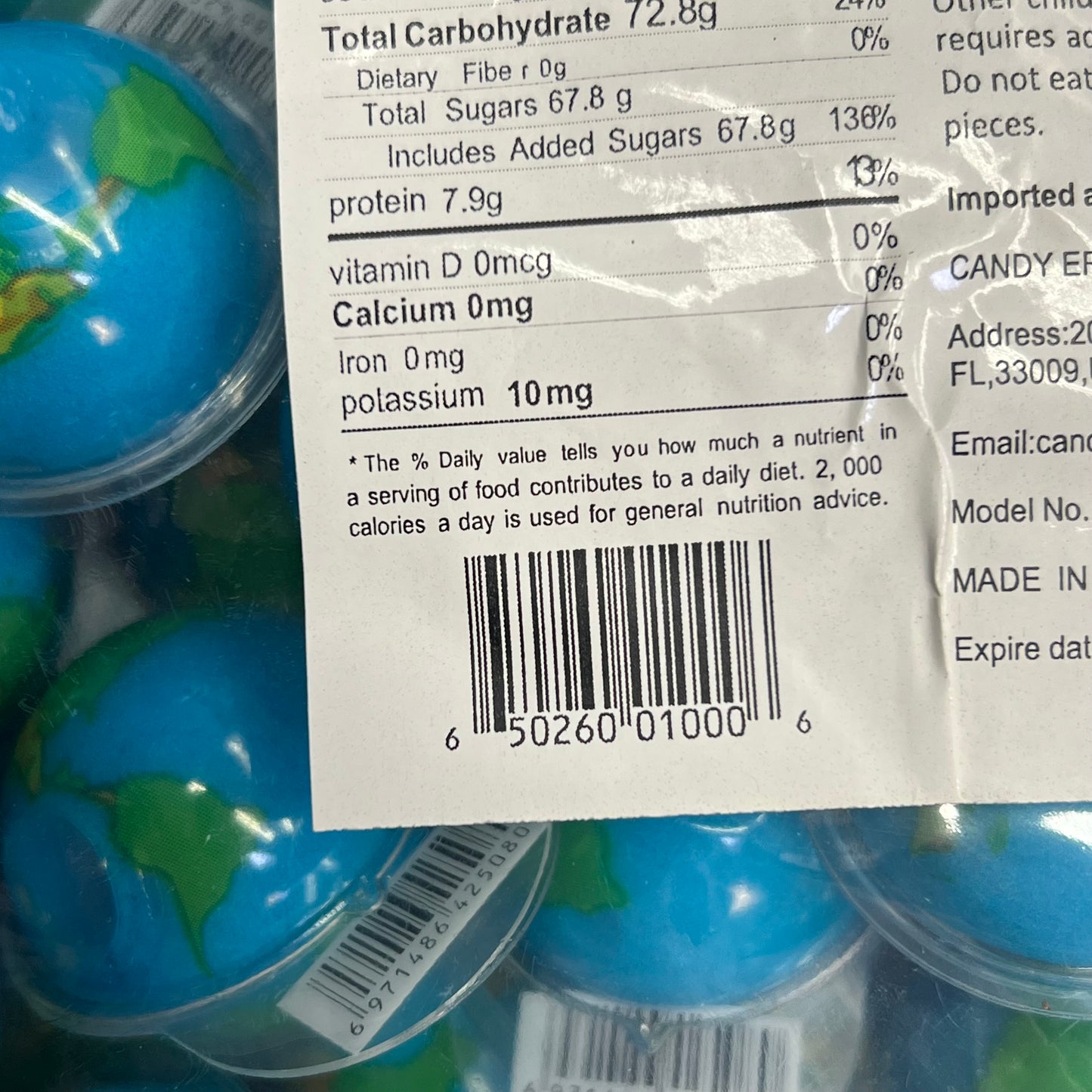 DEER DADA (5 LBS BAG) Individually Wrapped Filled Gummy Earth Candy's BB 05/26