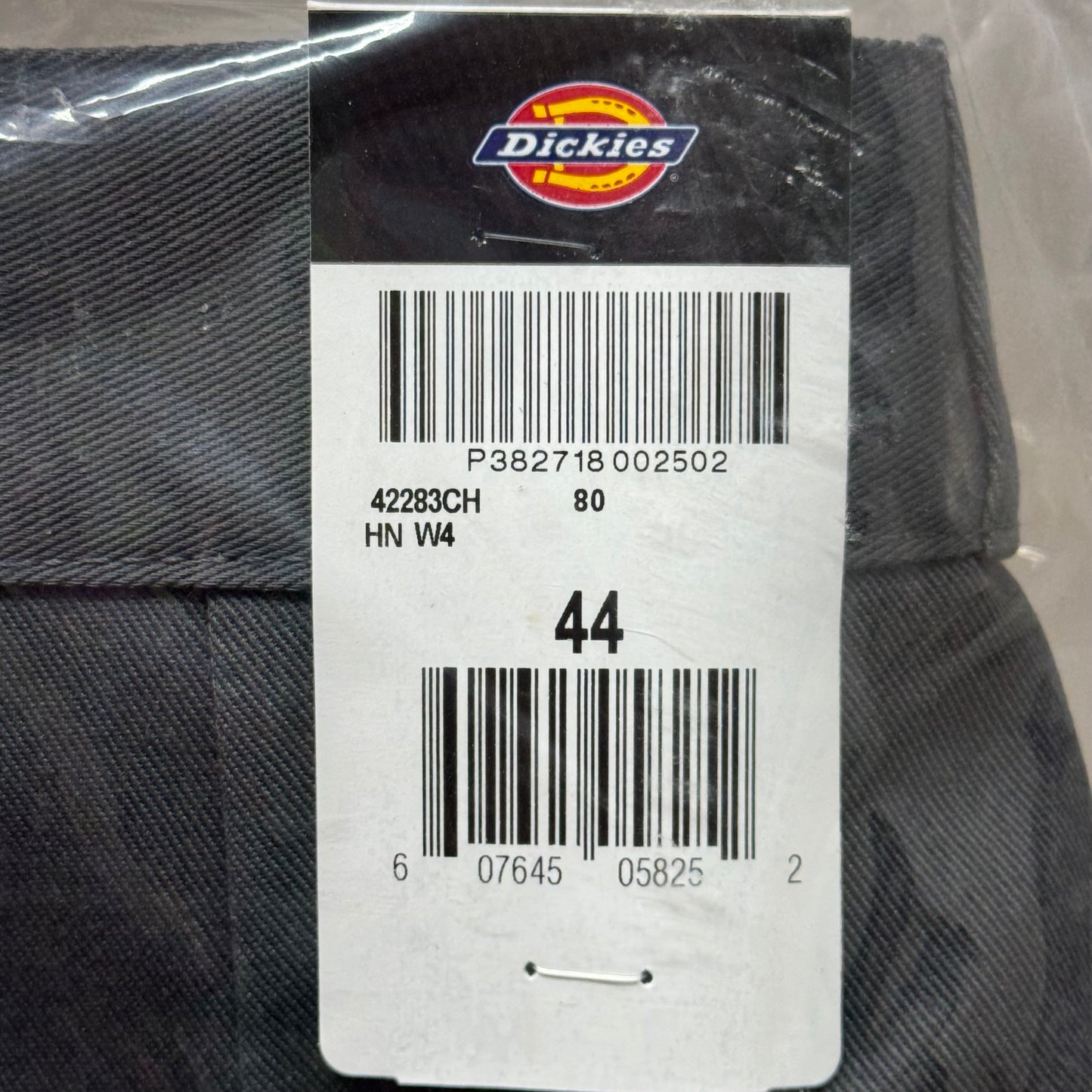 DICKIES Loose Fit Twill Work Shorts 13" Inseam Men's Sz 44 Charcoal Grey 42283CH