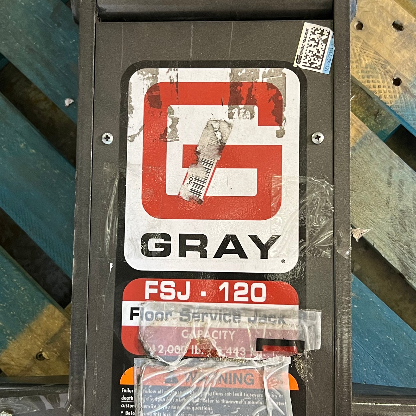 GRAY Trolley Air/Hydraulic Floor Jack FSJ-120 12000 Capacity (New Other)