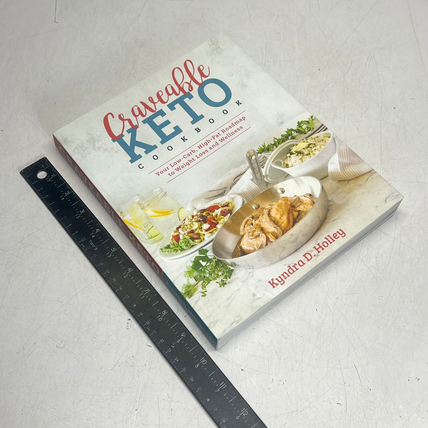 CRAVEABLE KETO Low Carb High Fat Roadmap to Weight Loss Paper Back Book