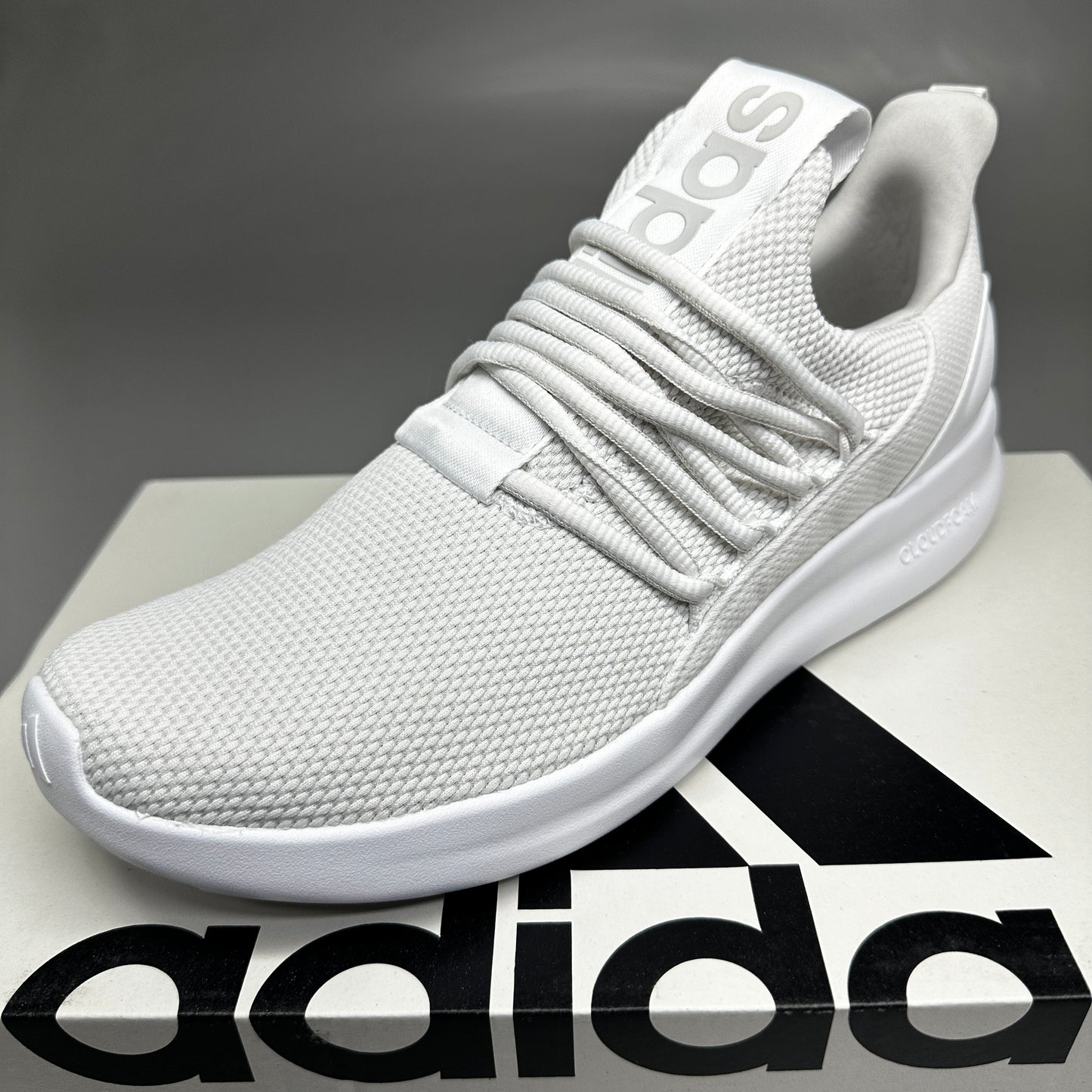 ADIDAS Men's Lite Racer Adapt Shoe size 10.5 White