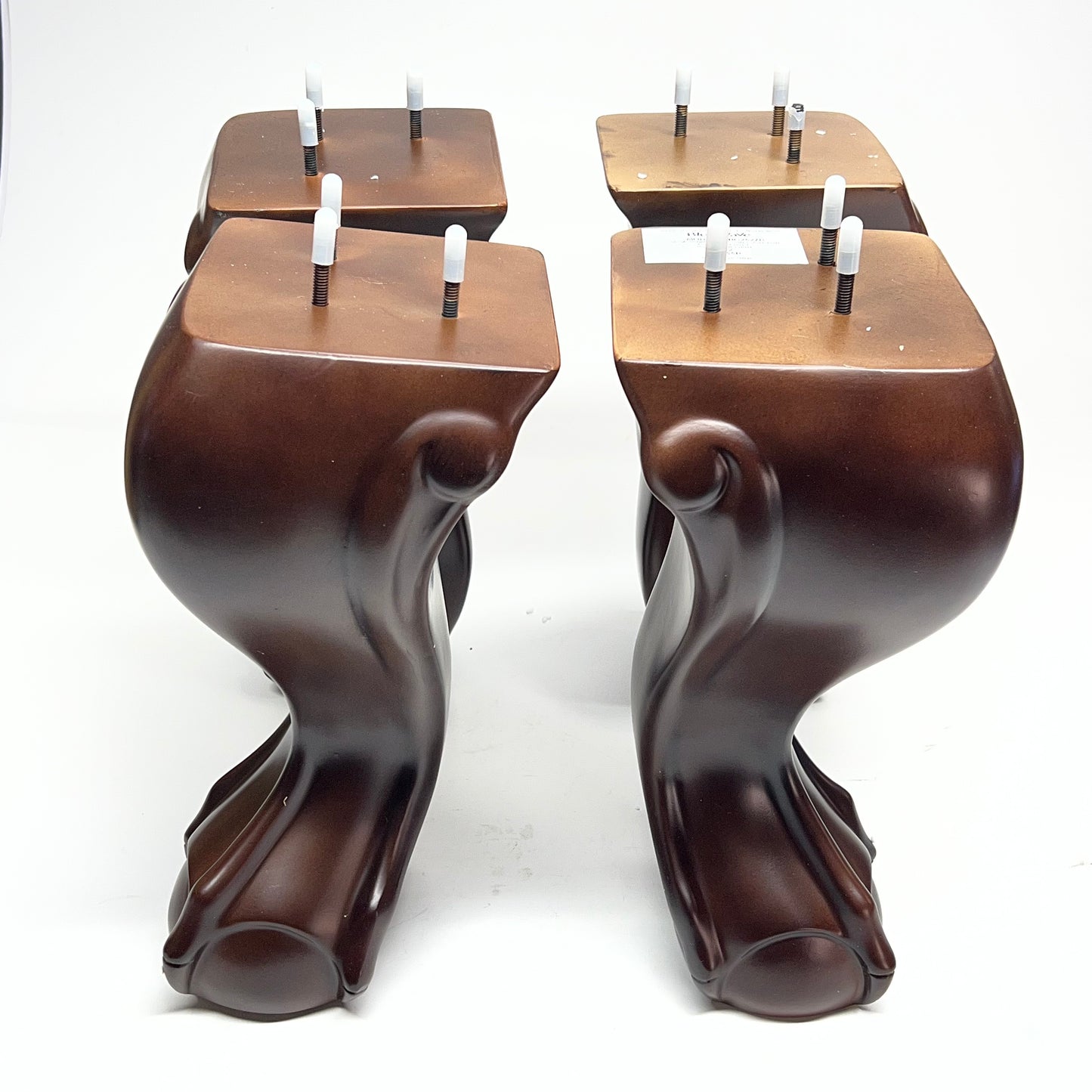 ZA@ AGUSTA Pool Table Legs (legs Only)  8' Mahogany BG2527
