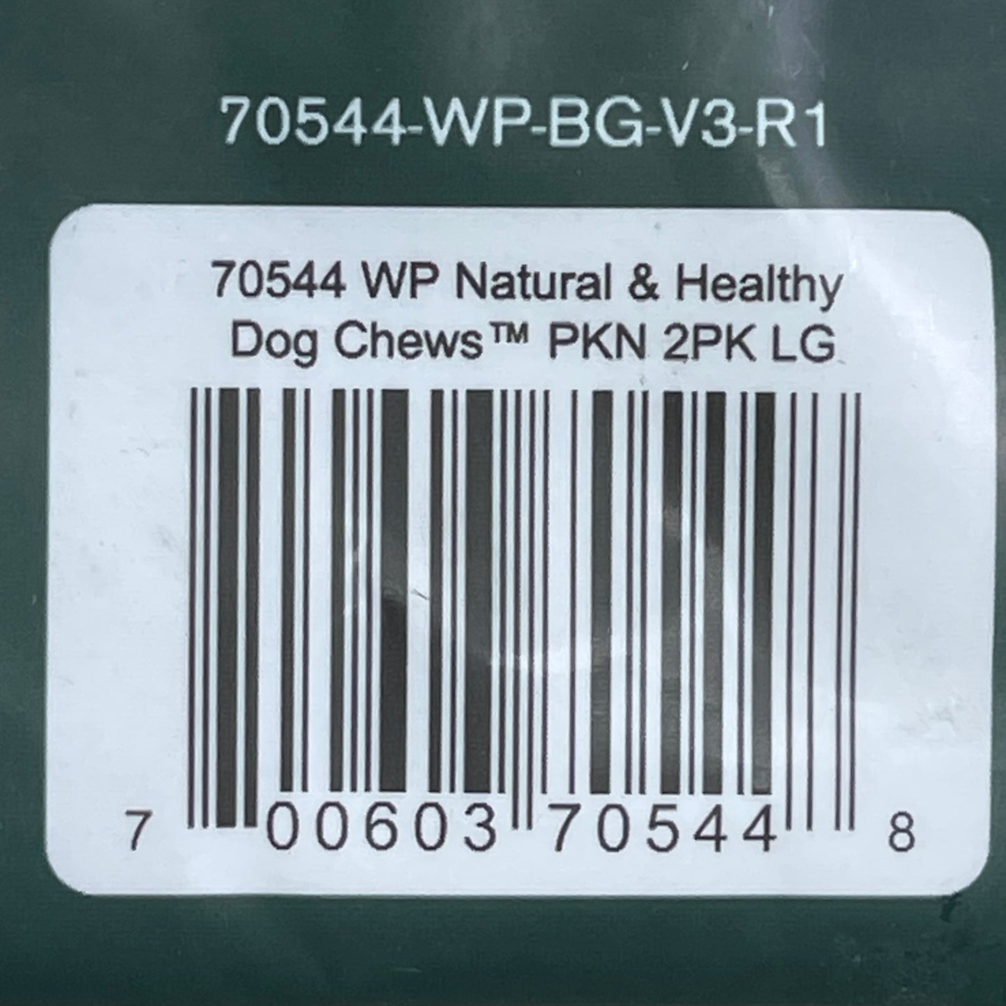 WHOLESOME PRIDE (2-PACK) Natural & Healthy Dog Chews Pumpkin Recipe Large 2 Bones 70544