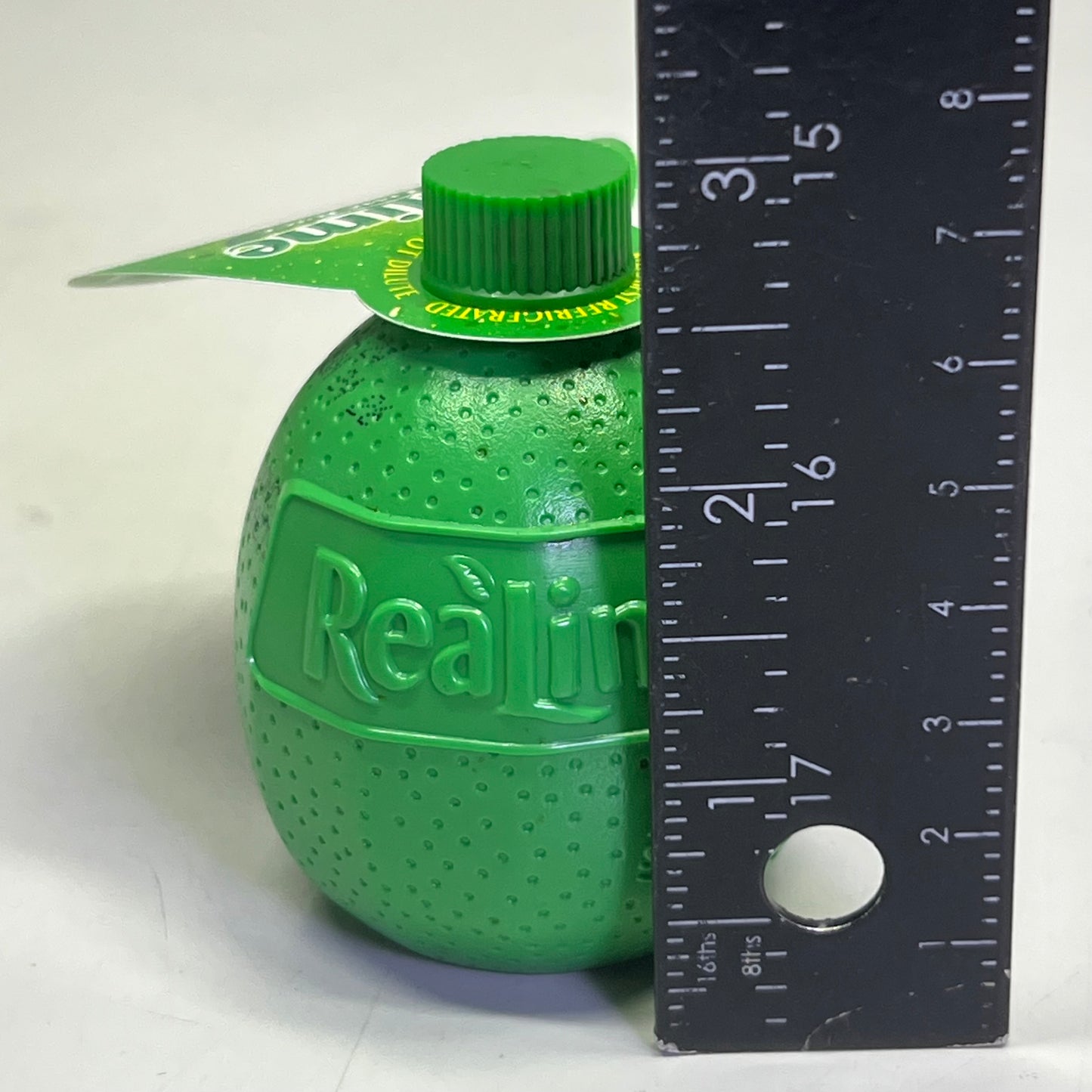 REALIME (24 PACK) Plastic Squeeze Lime Juice 2.5 fl oz Green 10062760 BB 01/26