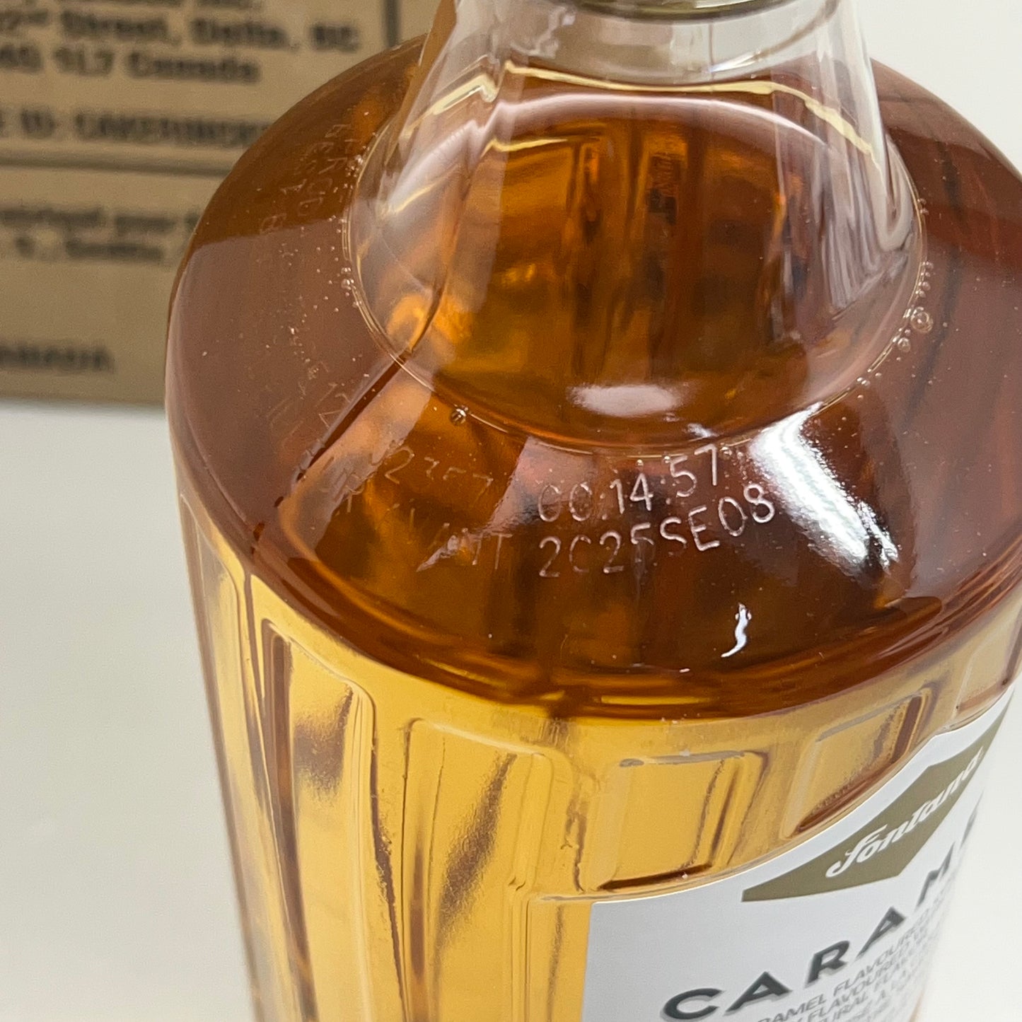 ZA@ STARBUCKS (4 PACK) Caramel Flavored Syrup 33.8 fl oz/bottle BB 05/26 A B