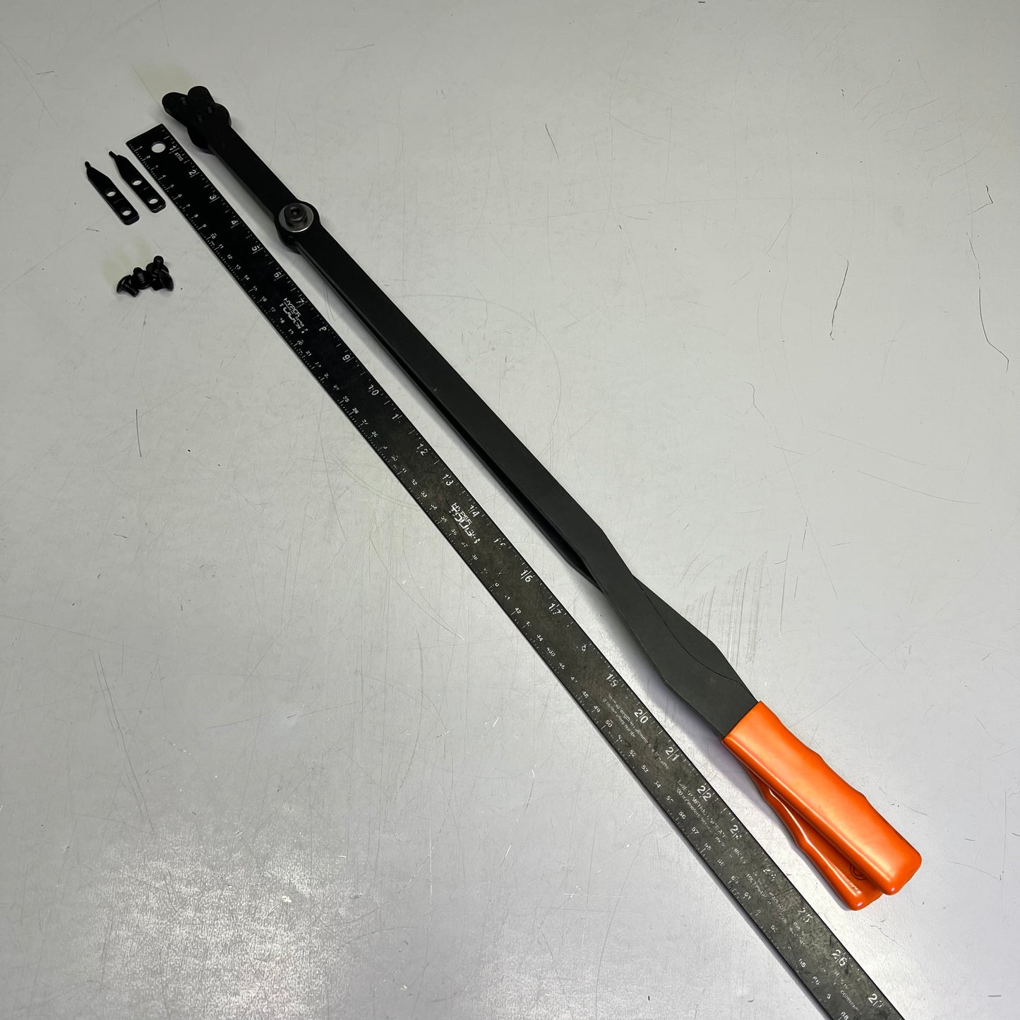 LANG TOOLS Internal Retaining Ring Pliers Interchangeable Tip 26" Black 1489