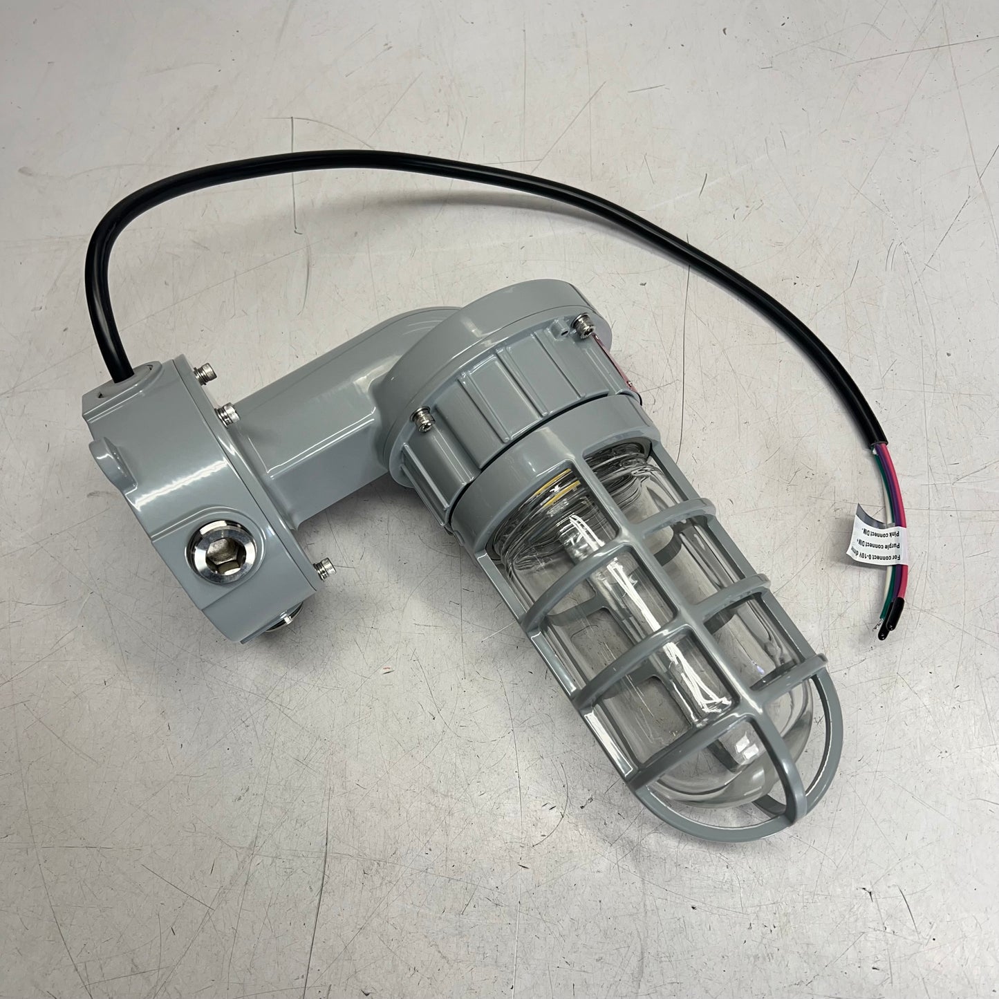 Explosion Proof Led Bay Light 30 Watt 5000K Color Temp Grey EX-30W-OY50D120CM
