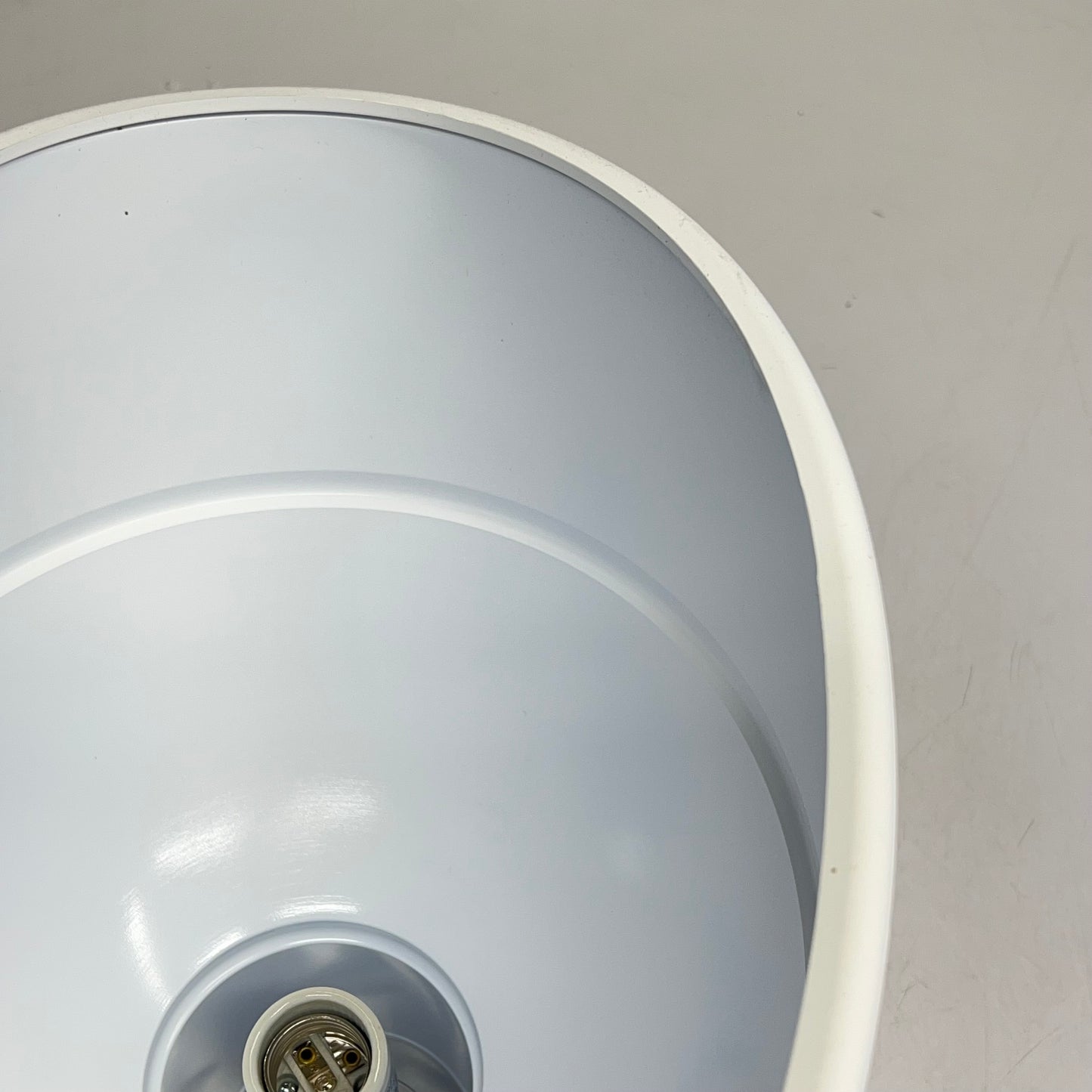 GREENCREATIVE Unfold Pendant Light Made From Pliable Silicone Dia 4.25" White