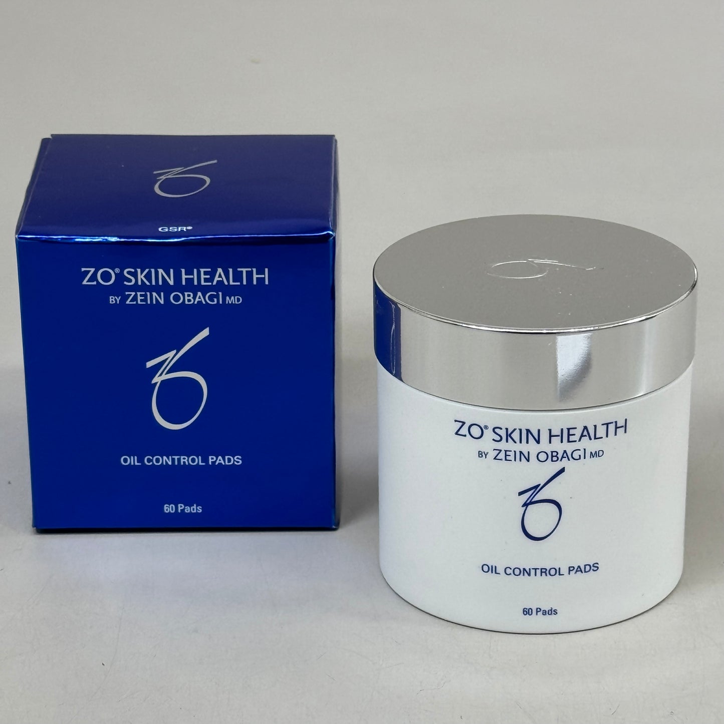 ZO (1 JAR, 60 PADS TOTAT) Skin Health Zein Obagi Oil Control Pads Acne Treatment