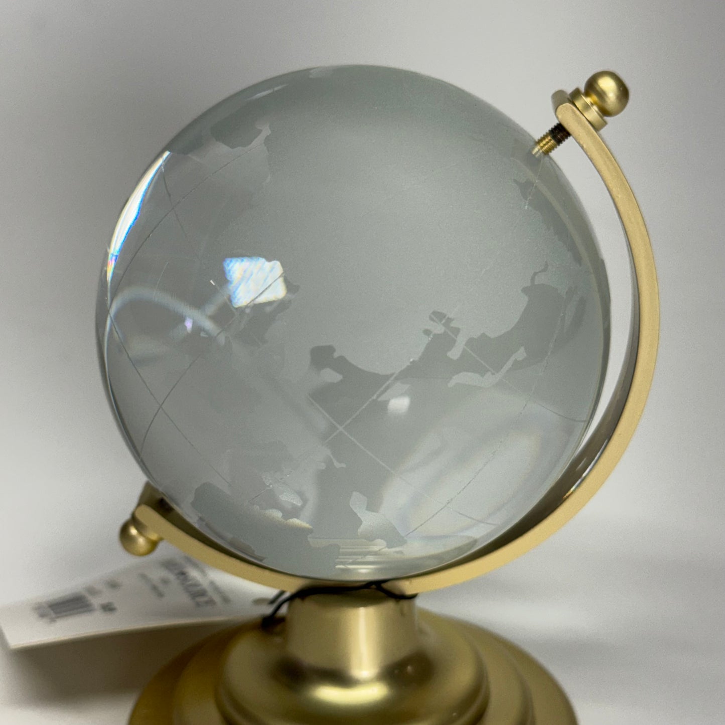 PAPER SOURCE Crystal Globe Sz 4.5"H Clear 651-001