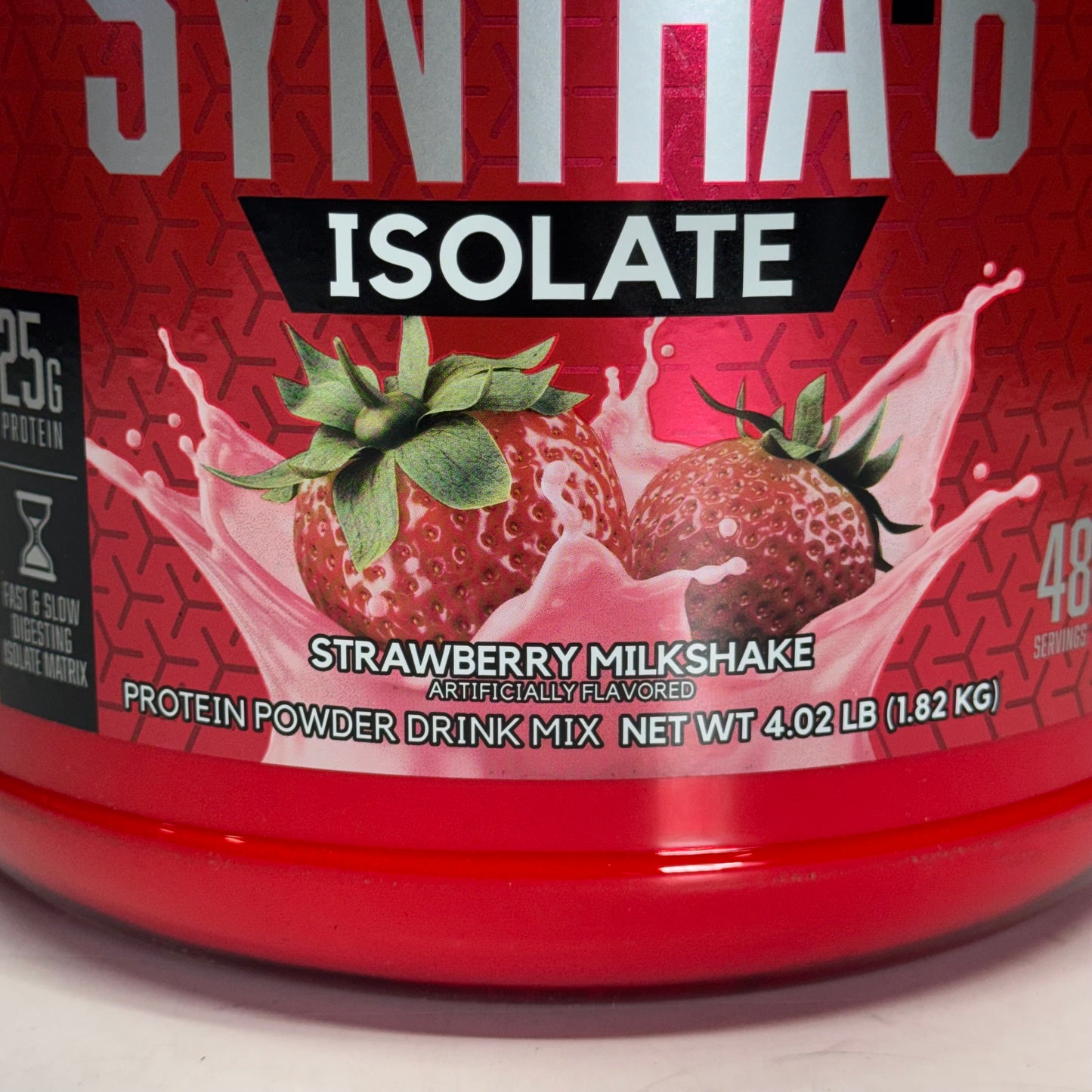 SYNTHA-6 Isolate Protein Powder Strawberry Milkshake 4.02 lb 6062639 BB 08/26