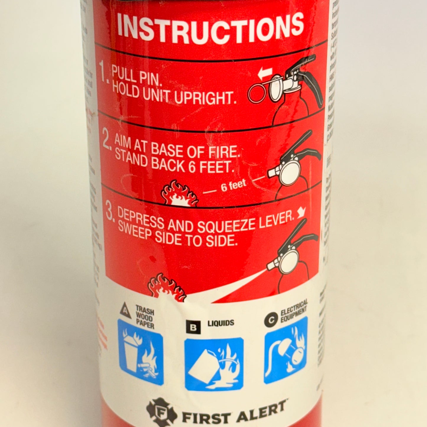 FIRST ALERT(2 PACK) Home1 Multipurpose ABC Rechargeable Fire Extinguisher 2.5 Lb 1-A:10-B:C(New-Other)