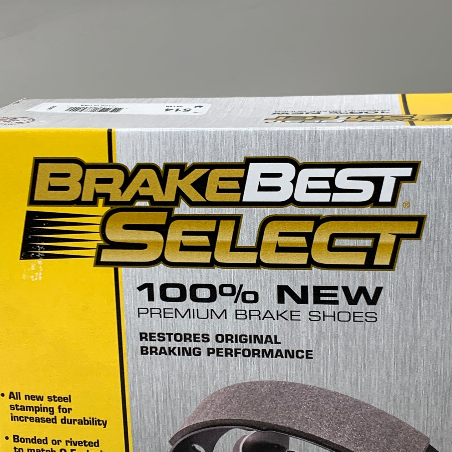 BRAKE BEST SELECT Premium Brake Shoes 4PK 514 (New Other)