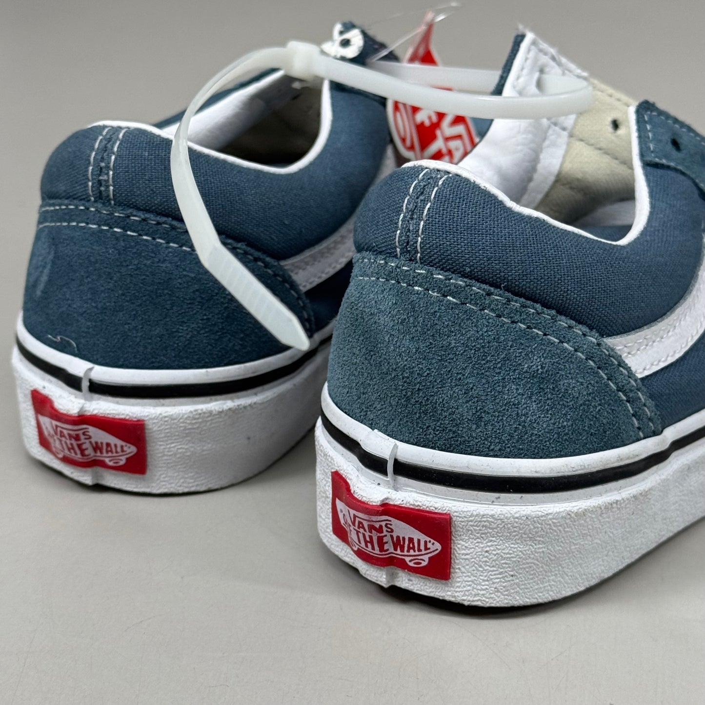 VANS Old Skool Shoe Low Top Suede Womens Sz 5.0 Mens Sz 3.5 Stormy Weather As-is