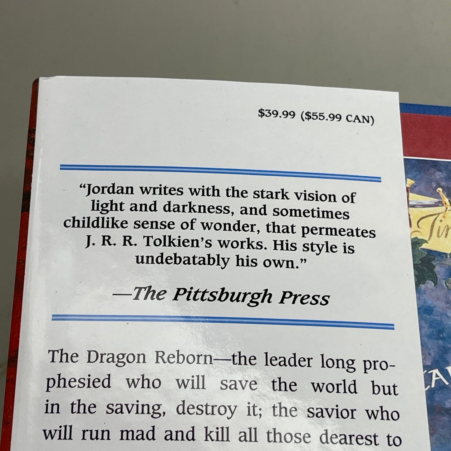 THE DRAGON REBORN (Book Three of 'The Wheel of Time') Hardback by ROBERT JORDAN