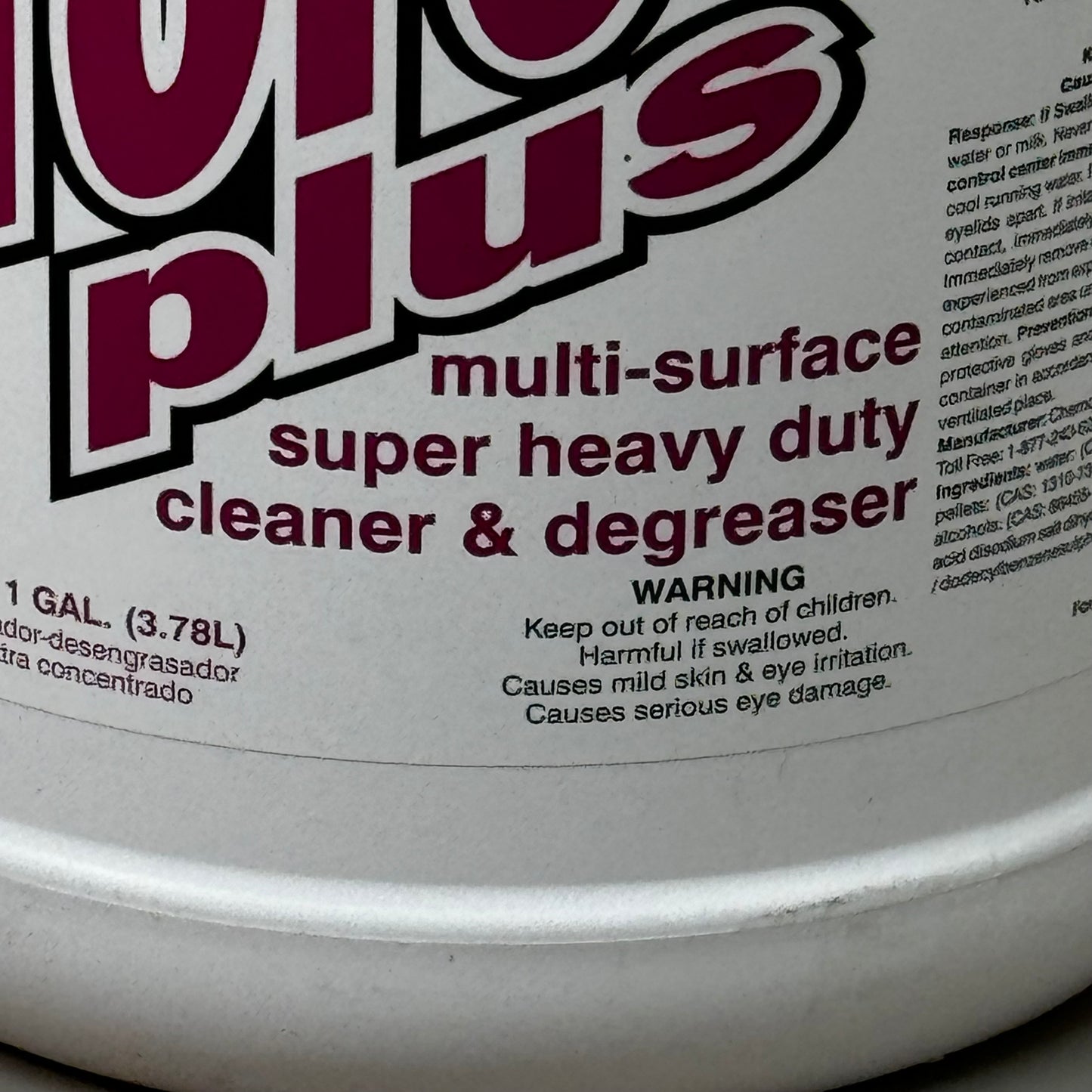 CHEMCOR (4 PACK, 4 GALLONS) Work Force Plus Heavy Duty MultiSurface Cleaner