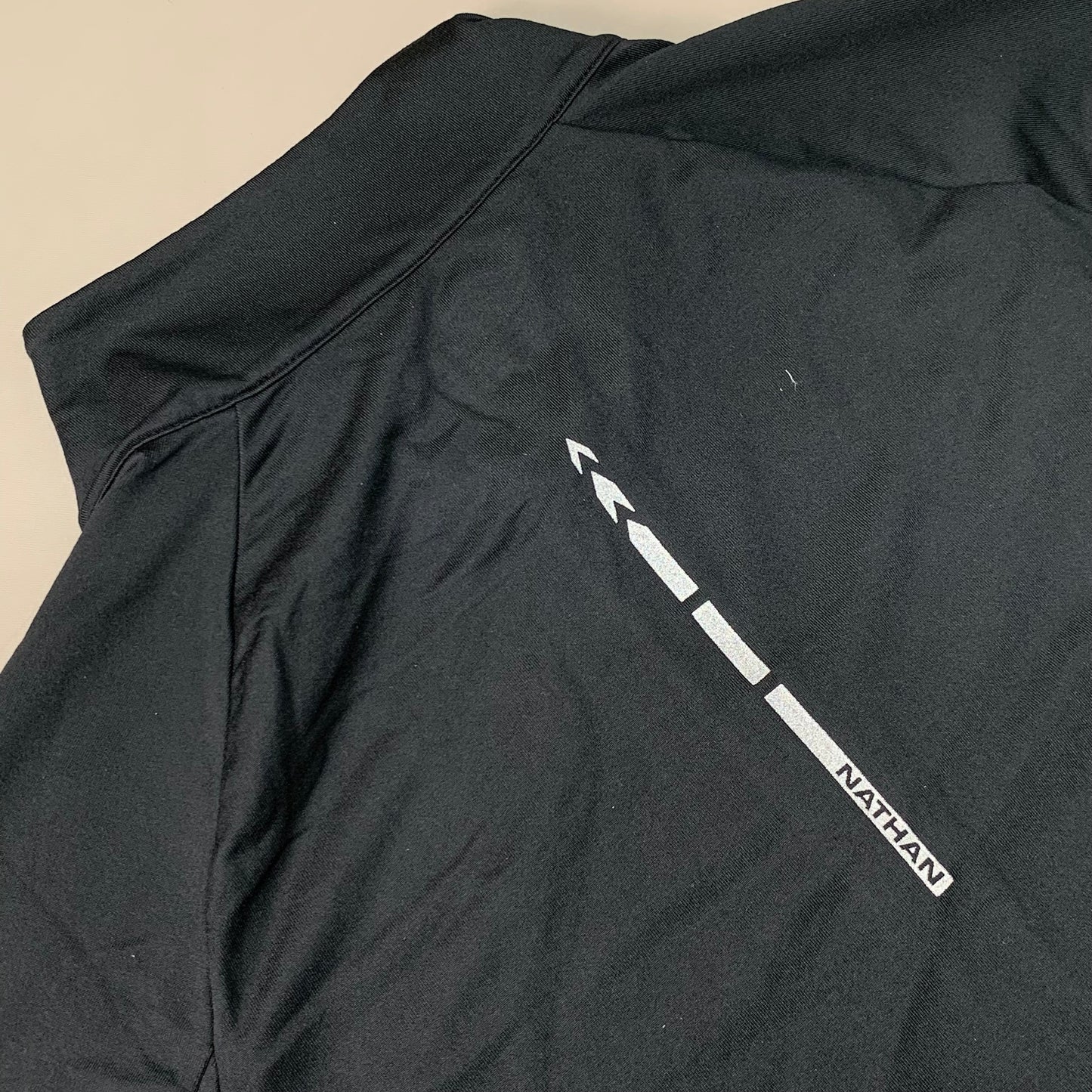 NATHAN Tempo 1/4 Zip Long Sleeve Shirt 2.0 Men's XL Black NS50960-00001-XL (New)