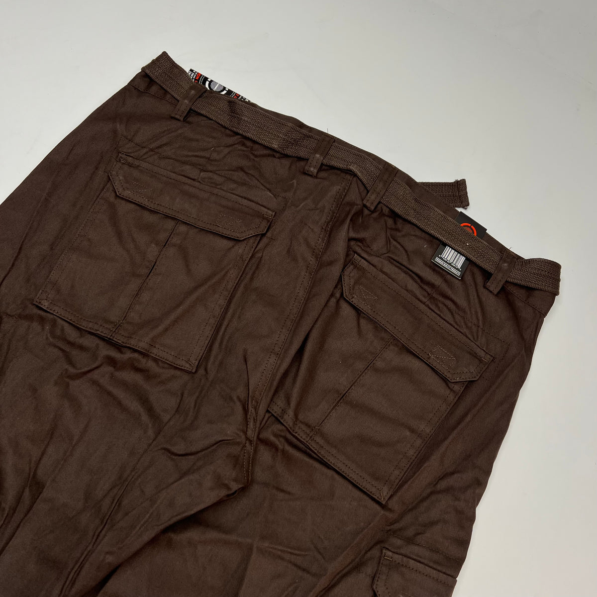 NOIZ Premium Jeans Cargo Pants W/ Belt Men's Sz 44/32 Brown KP610M