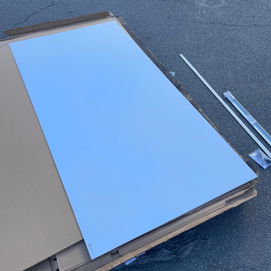 QUARTET InvisaMount Anti-Glare Magnetic Glass Dry-Erase Board 96"x48" Q019648F03IMW (Good)