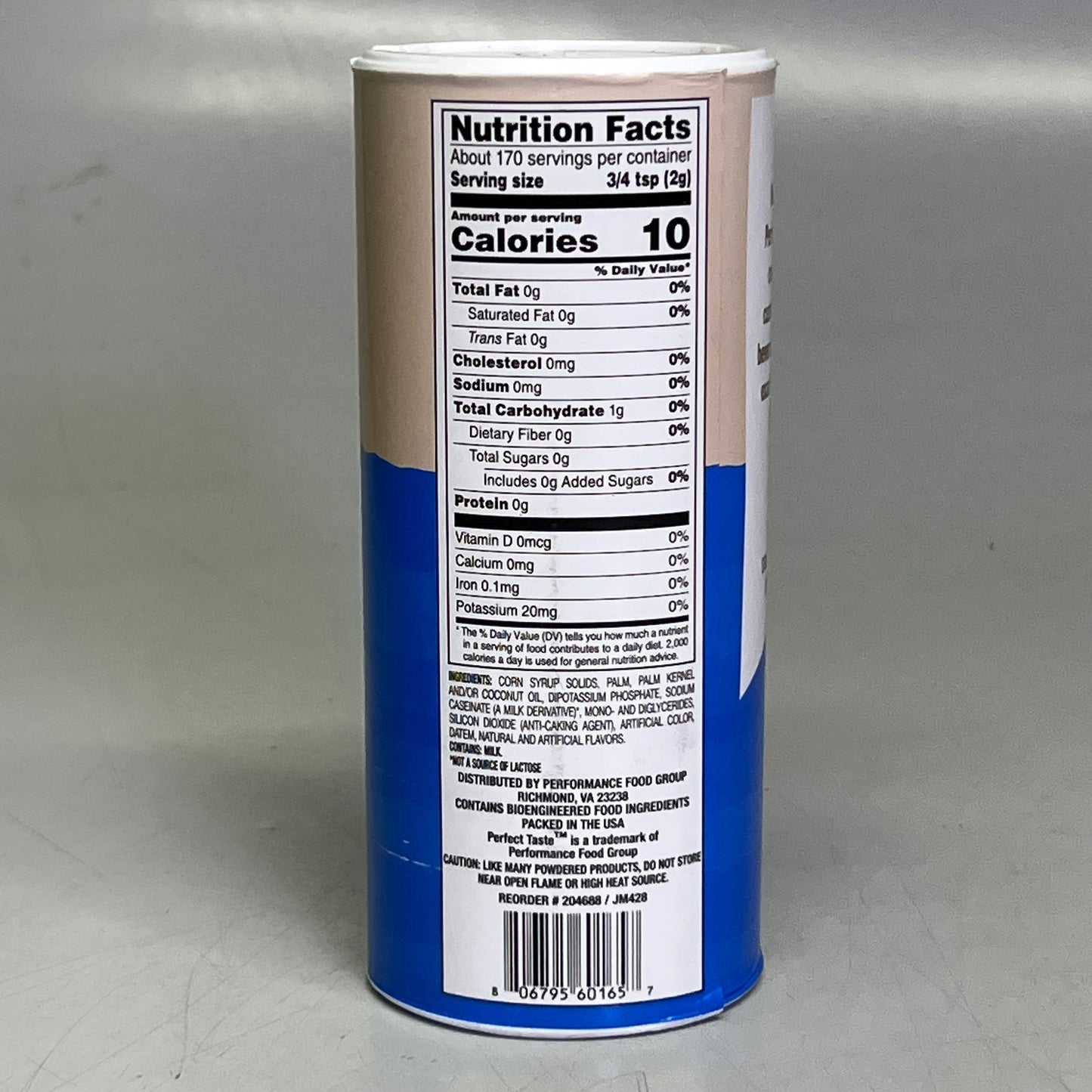 PERFECT TASTE (2 PACK) Non-Dairy Creamer 12 oz 204688JM428